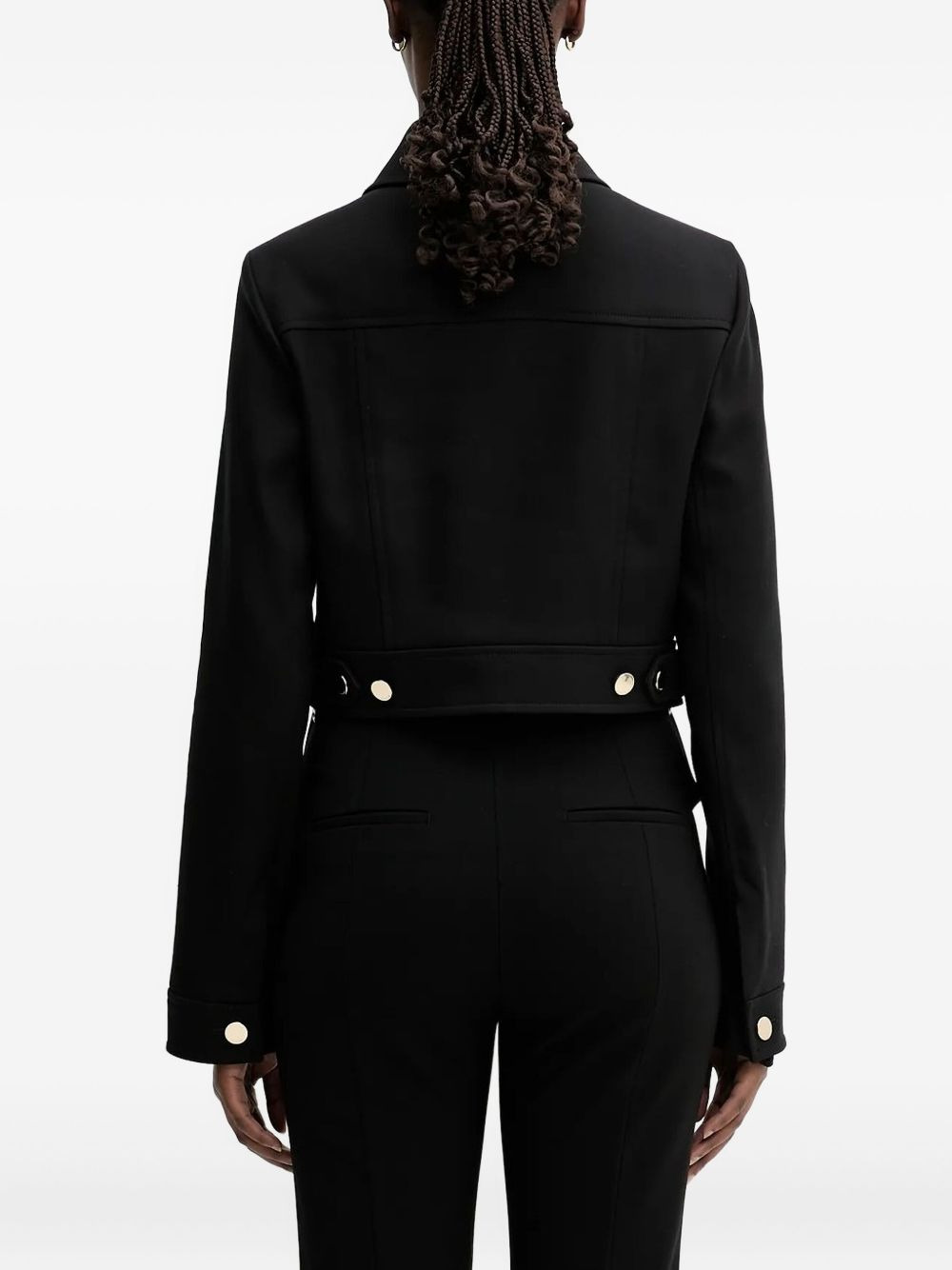 cropped buttoned jacket - 3