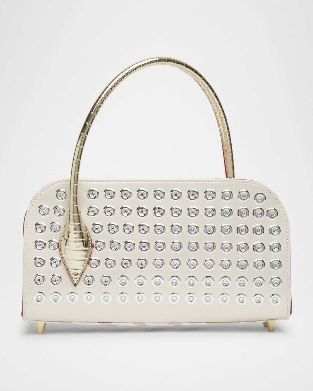 Eloise Top-Handle Bag in Gaagal Mirror Strass Leather - 1
