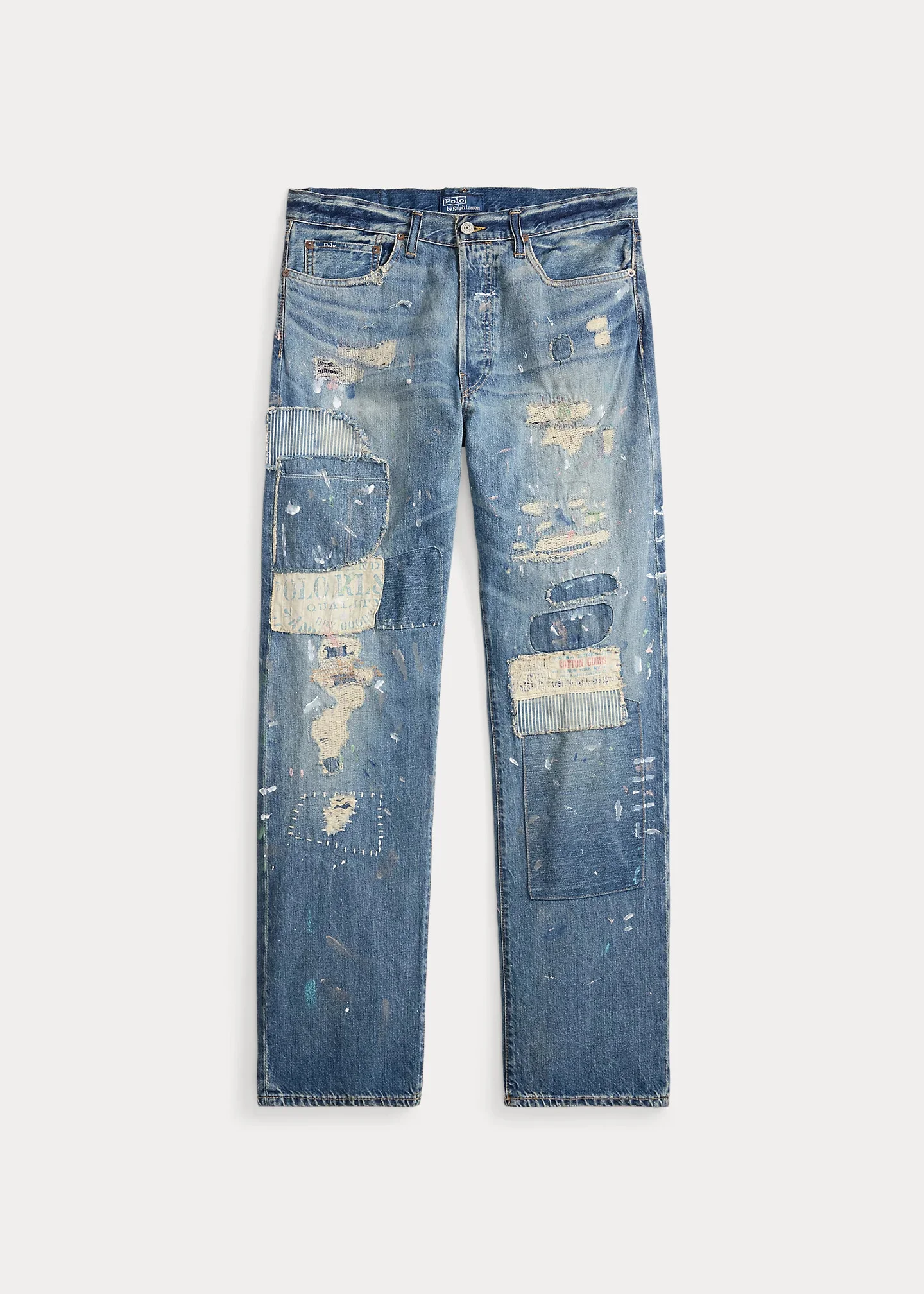 Heritage Straight Distressed Jean - 1