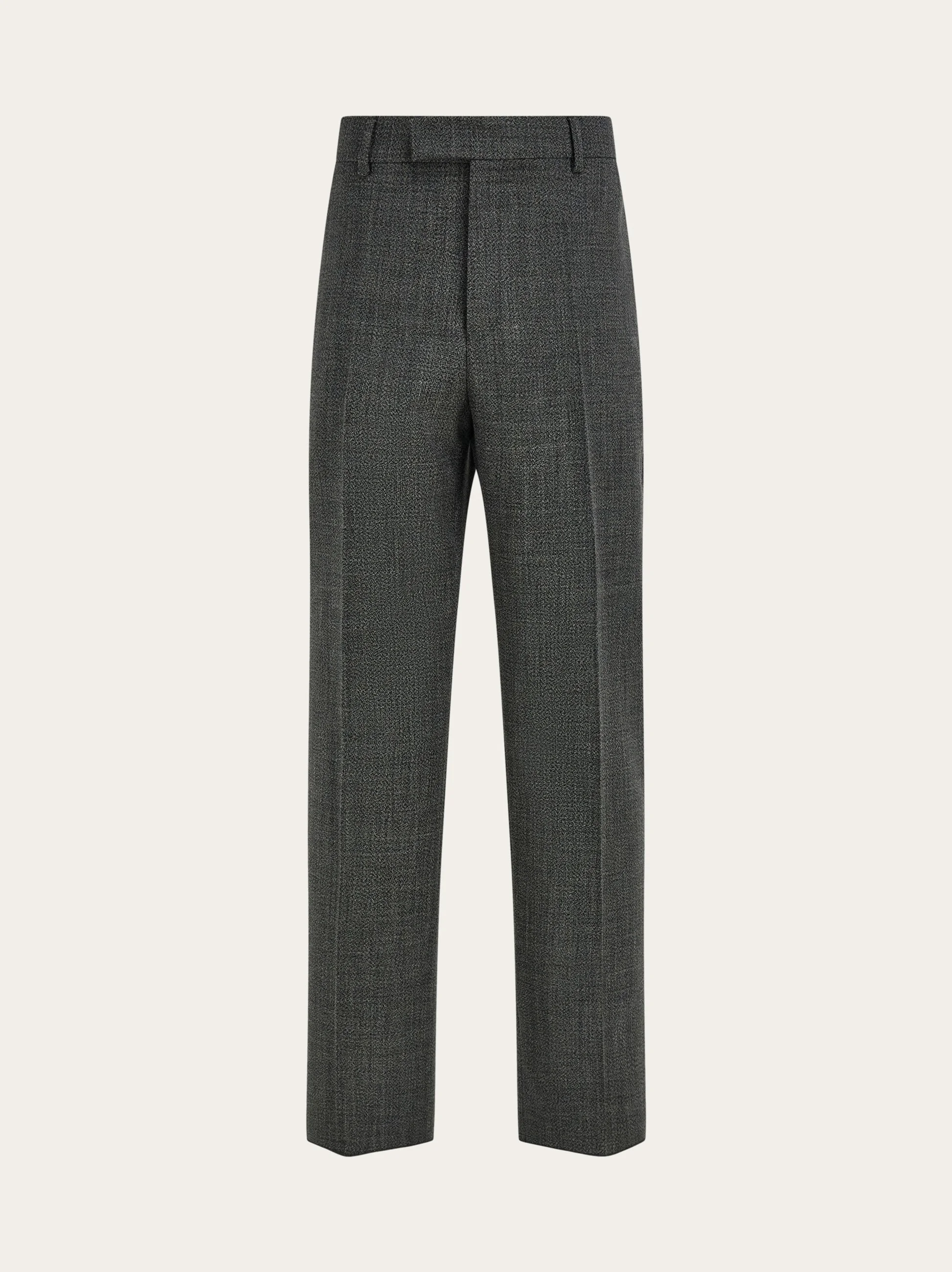Wide leg chevron trouser - 1