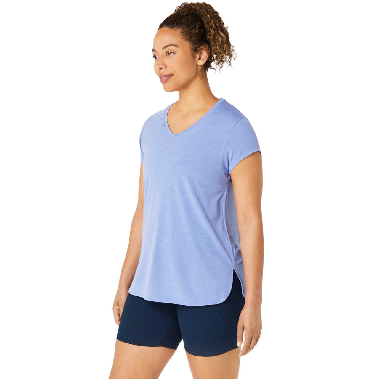 WOMEN'S HEATHER VNECK TOP - 3