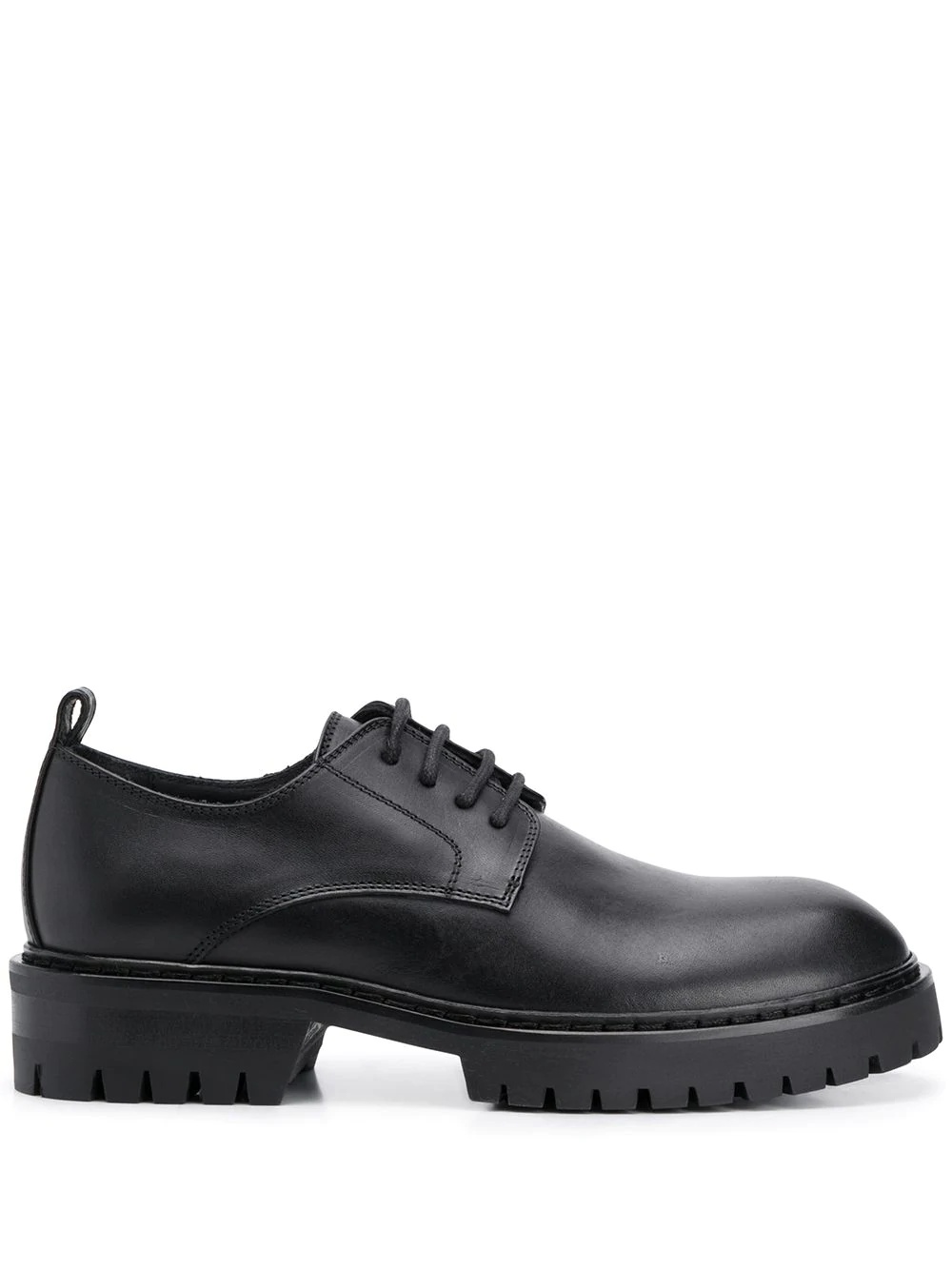 chunky sole lace-up shoes - 1