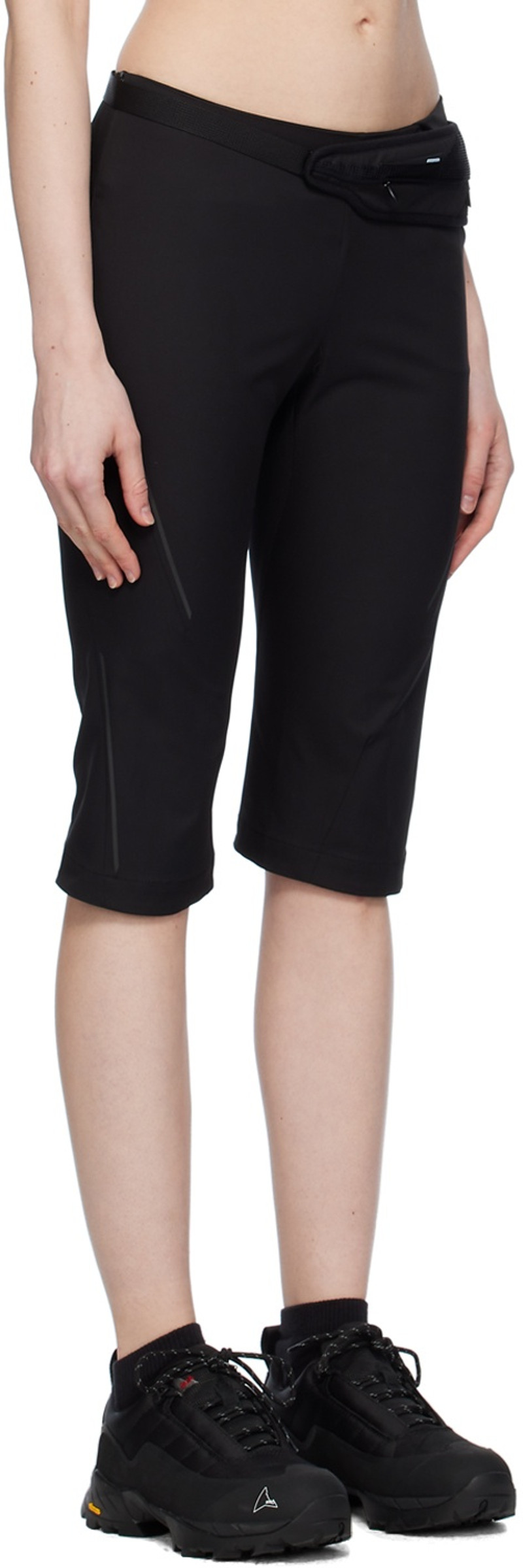 HYEIN SEO Black Belted Shorts outlook