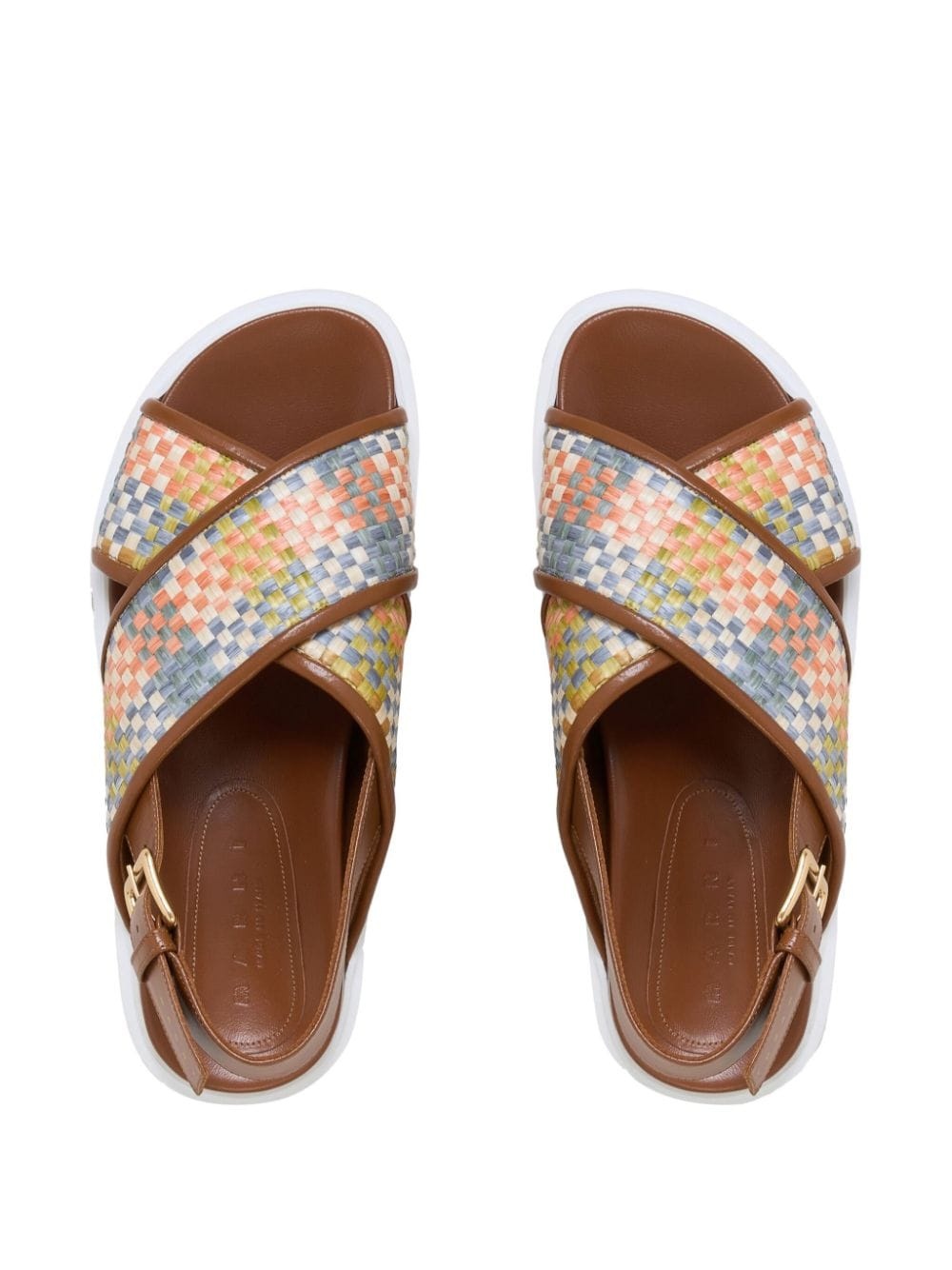 Fussbet interwoven slingback sandals - 4