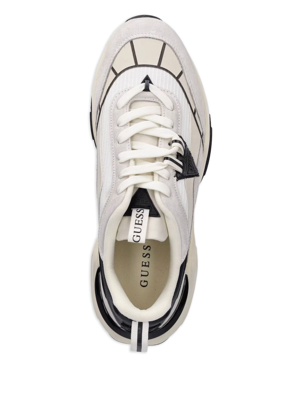 Valencia suede-panel sneakers - 4
