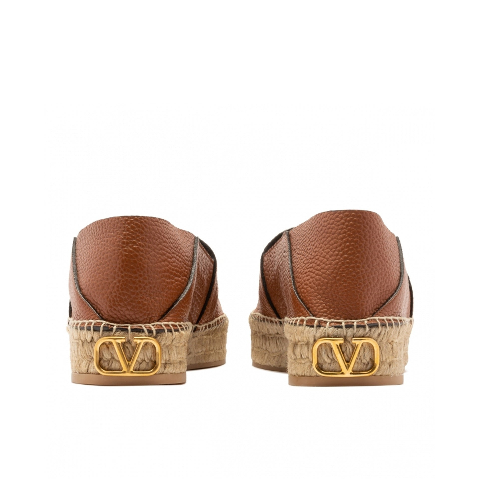 Valentino Garavani Logo-Plaque Leather Espadrilles Men - 4
