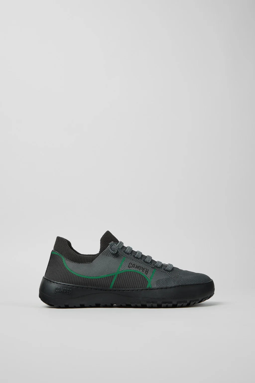 Peu Serra Gray Recycled PET and Engineered Materials Sneakers for Women. - 1