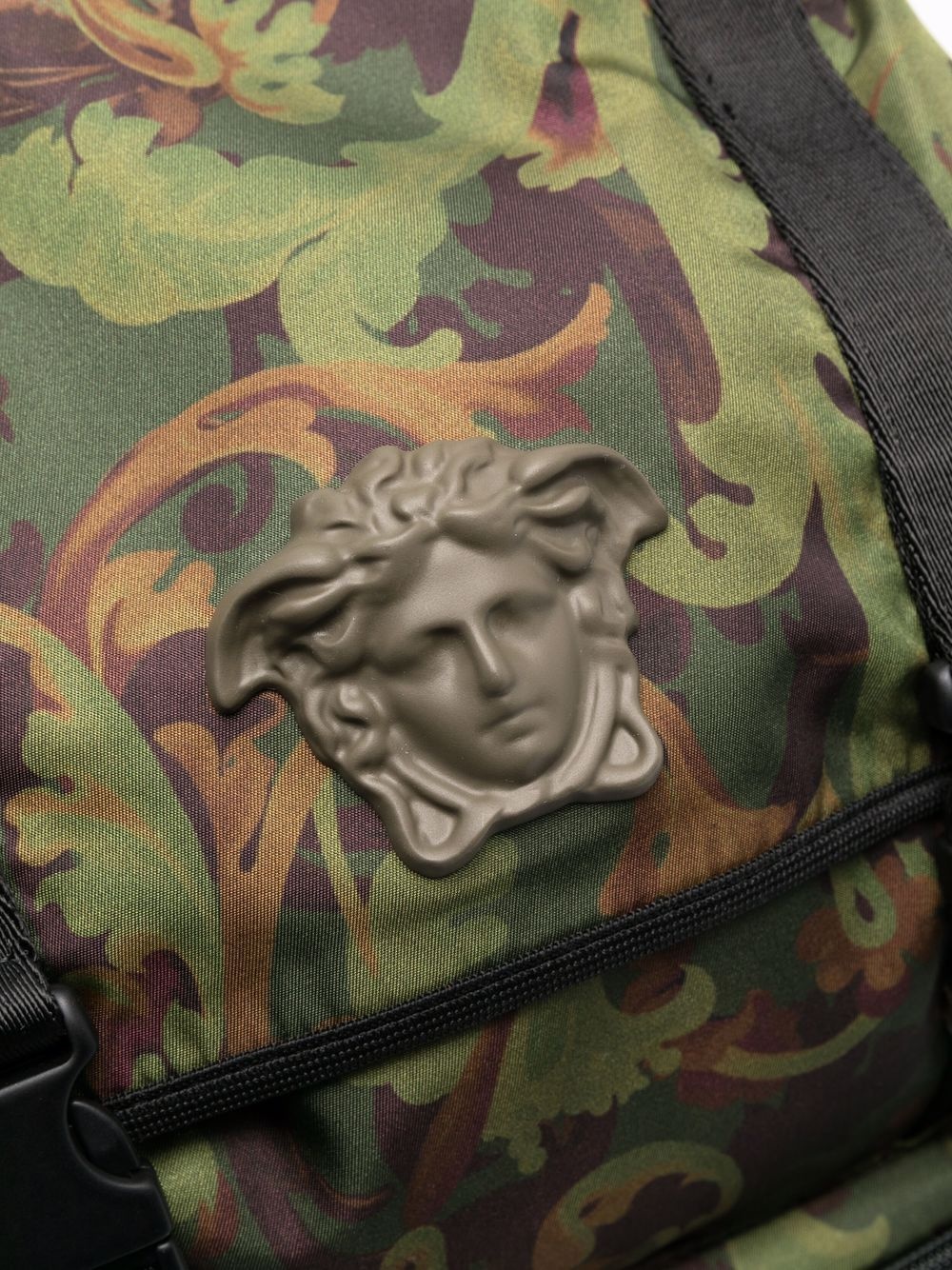 baroque-print backpack - 4