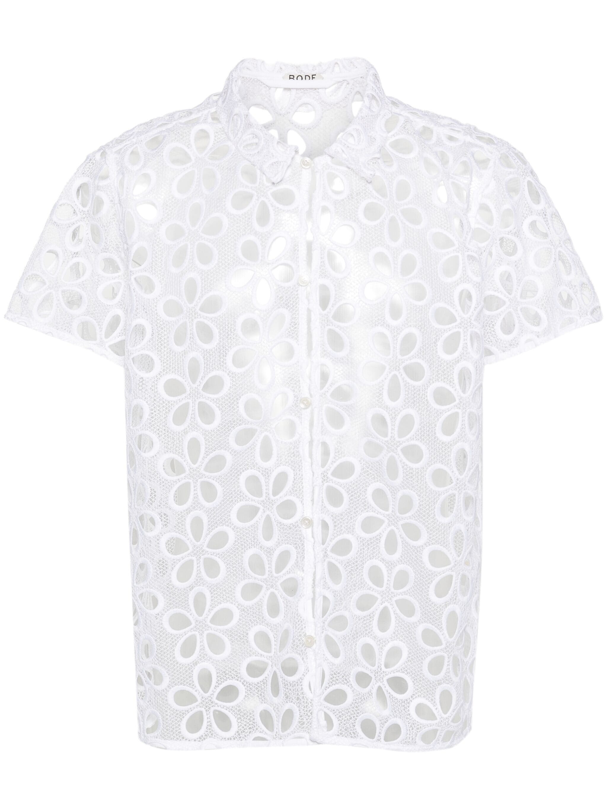 Primrose floral-lace shirt - 1