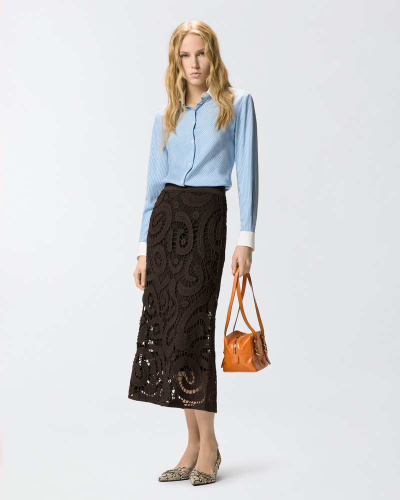 GEOMETRIC CROCHETED MIDI SKIRT 3