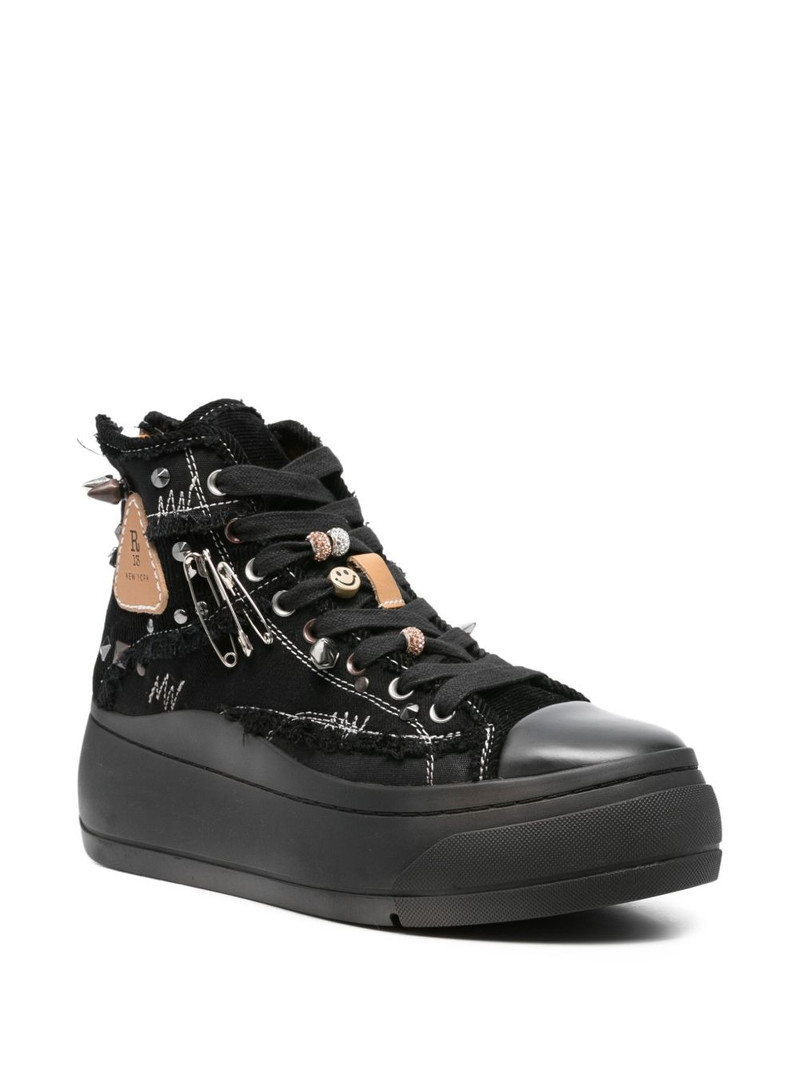 R13 Kurt platform sneakers outlook