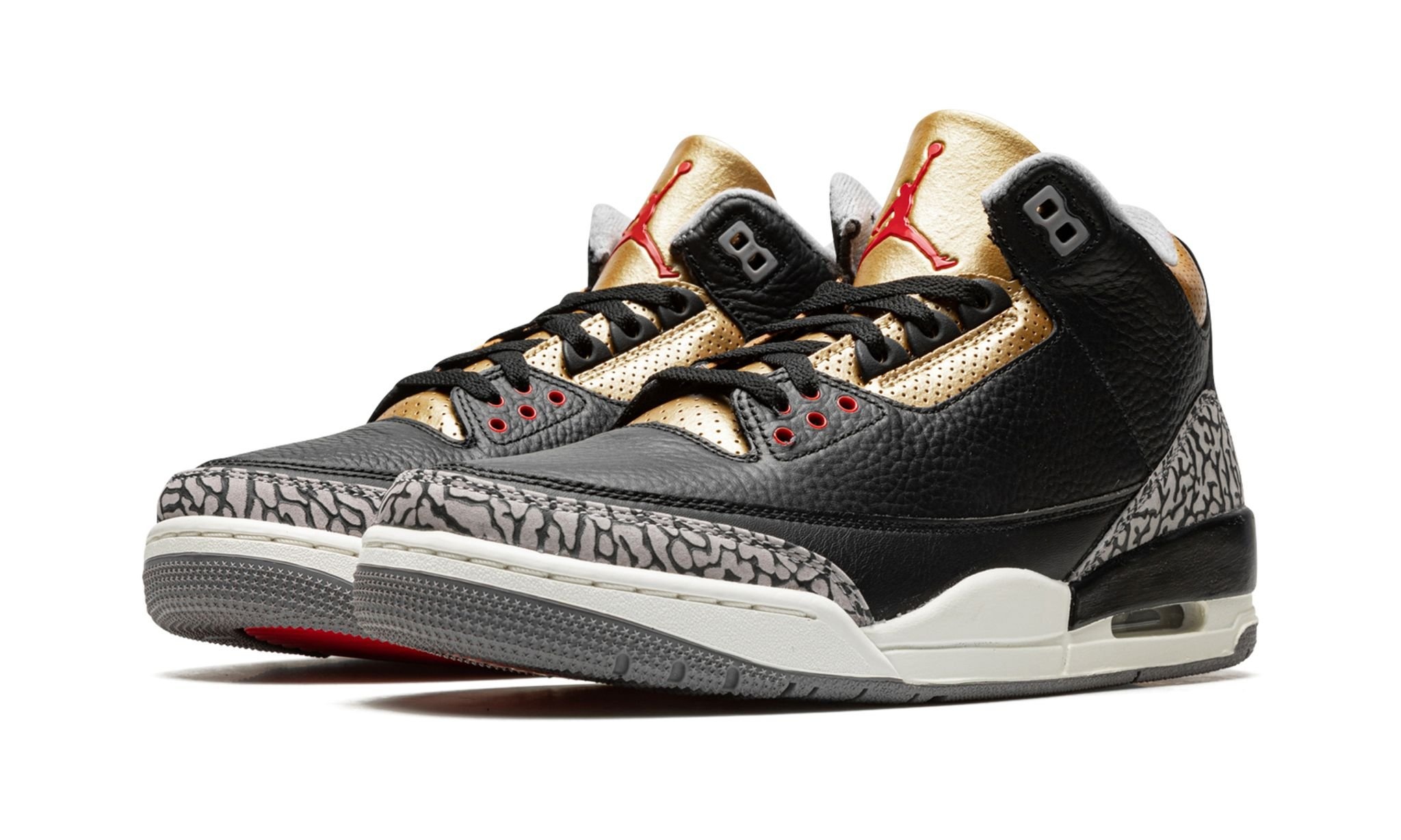 WMNS Air Jordan 3 "Black Cement Gold" - 2