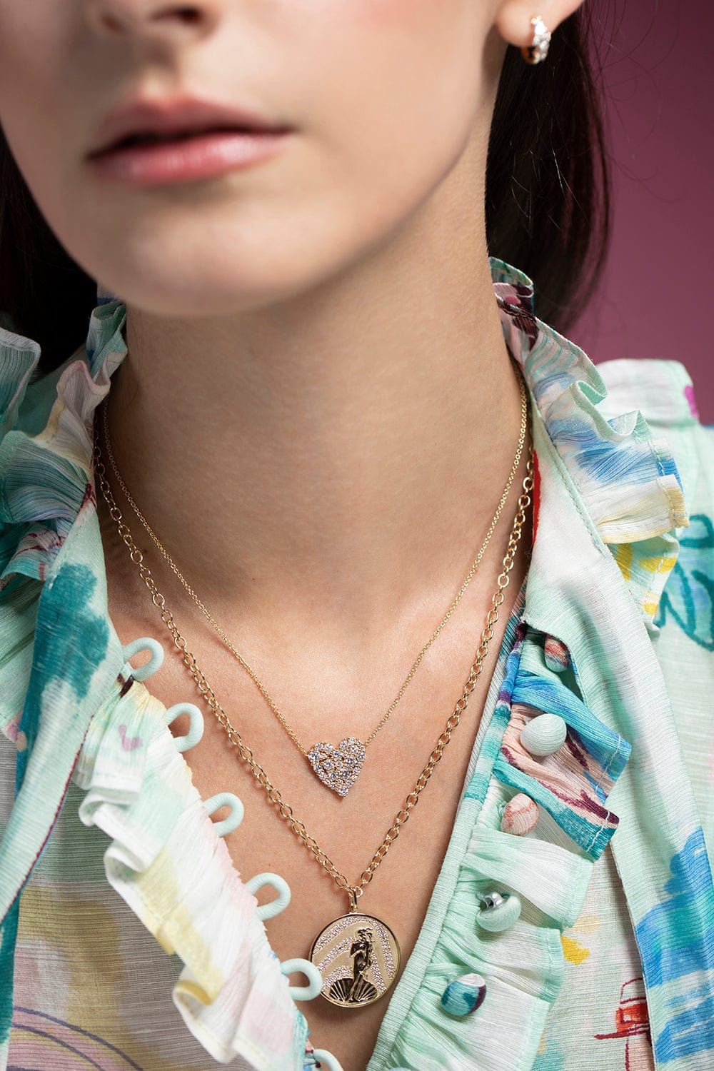 Cocktail Heart Necklace - 2