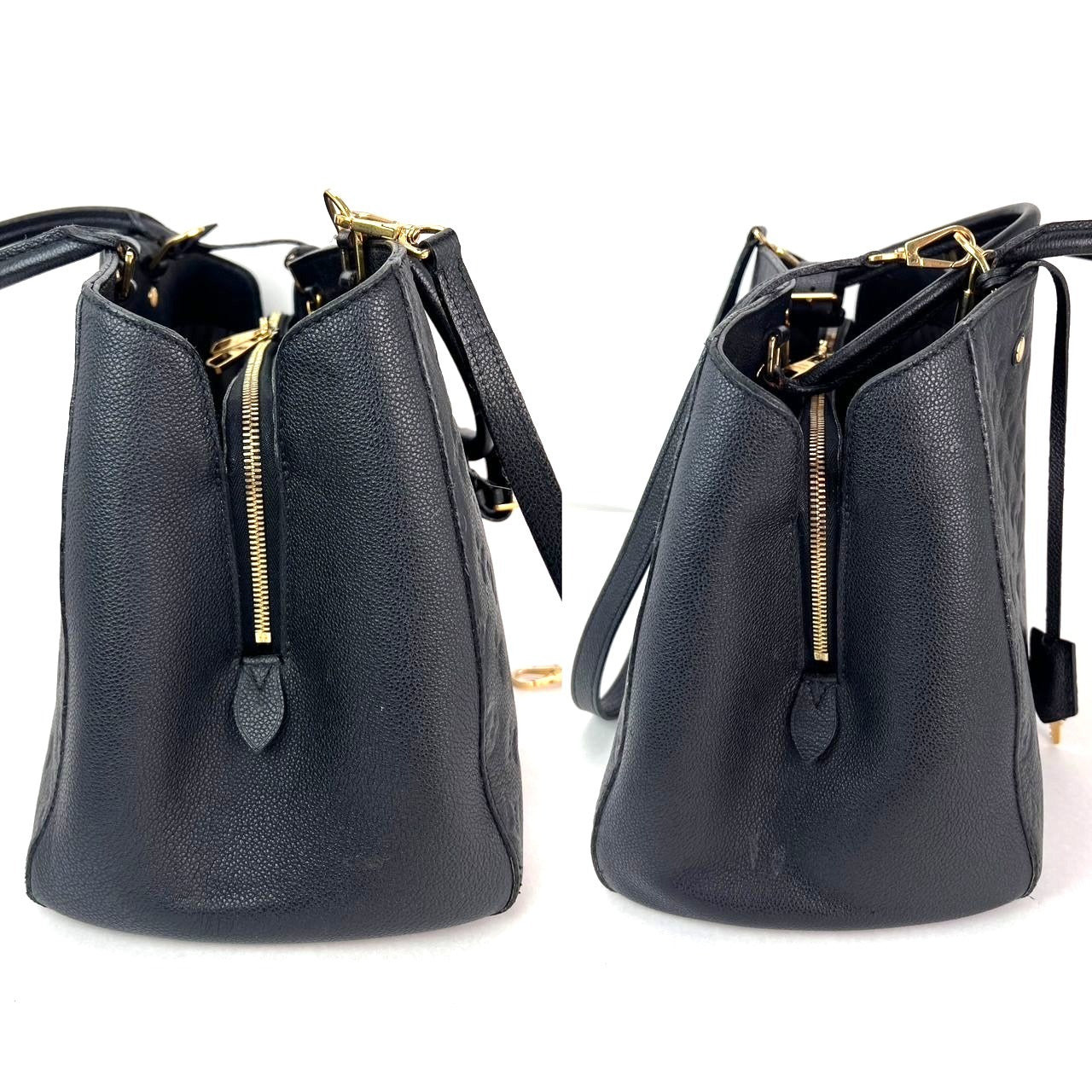 Louis Vuitton Montaigne GM Black Empriente Leather Shouder bag - 6