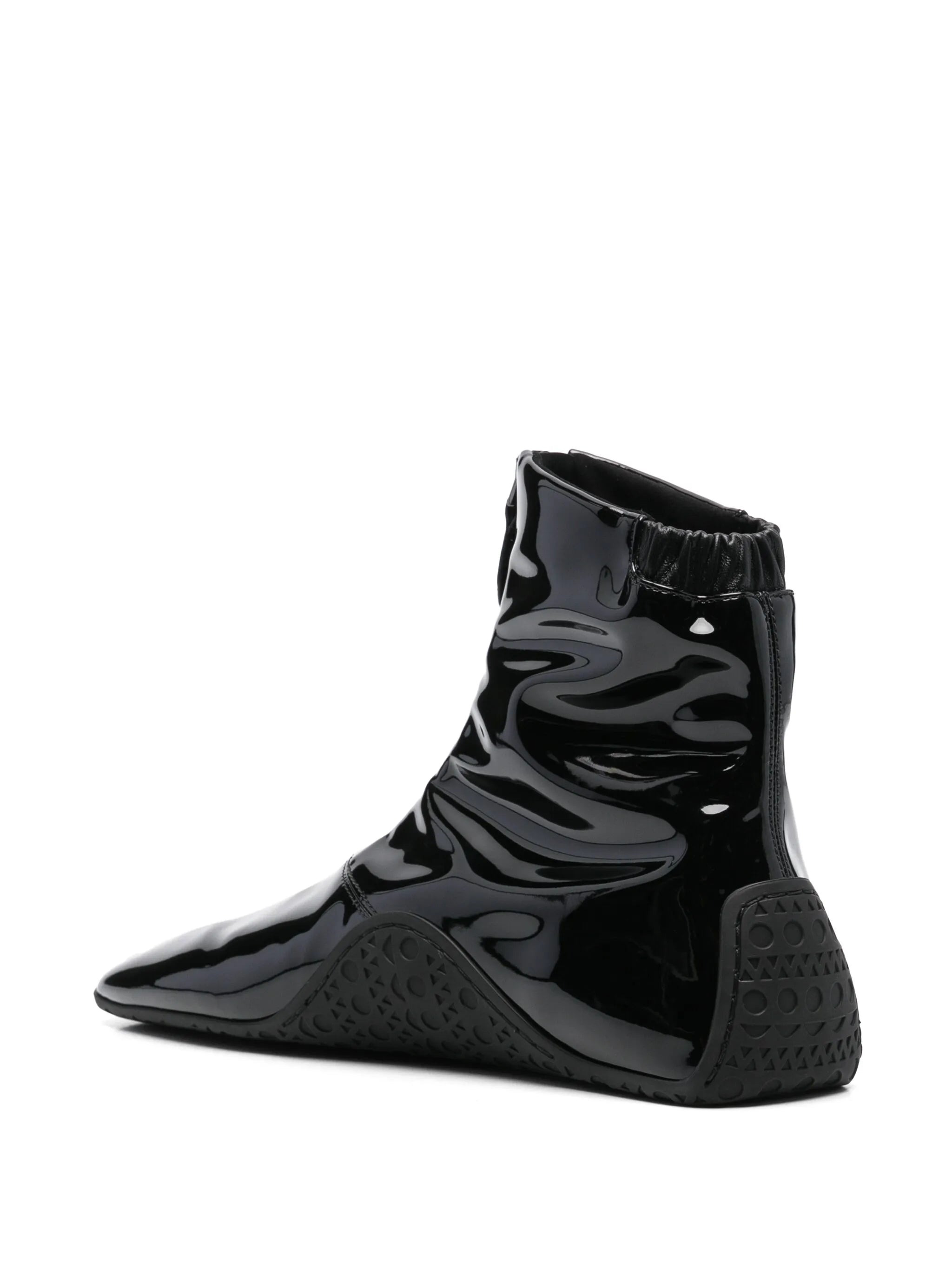 logo-embossed sneakers - 3