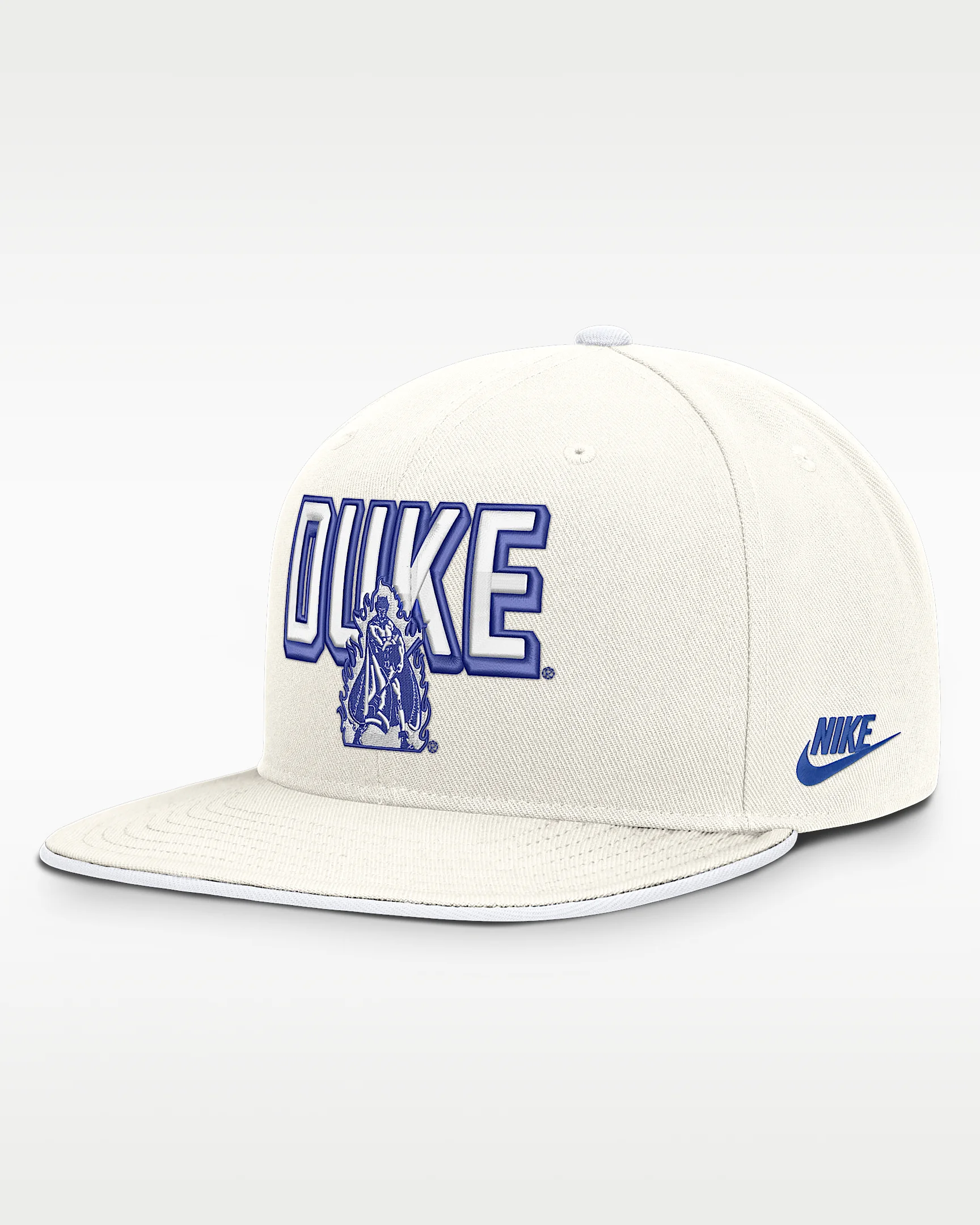 Duke Legacy Letter & Mascot Pro Men's Nike Dri-FIT College Adjustable Hat - 1