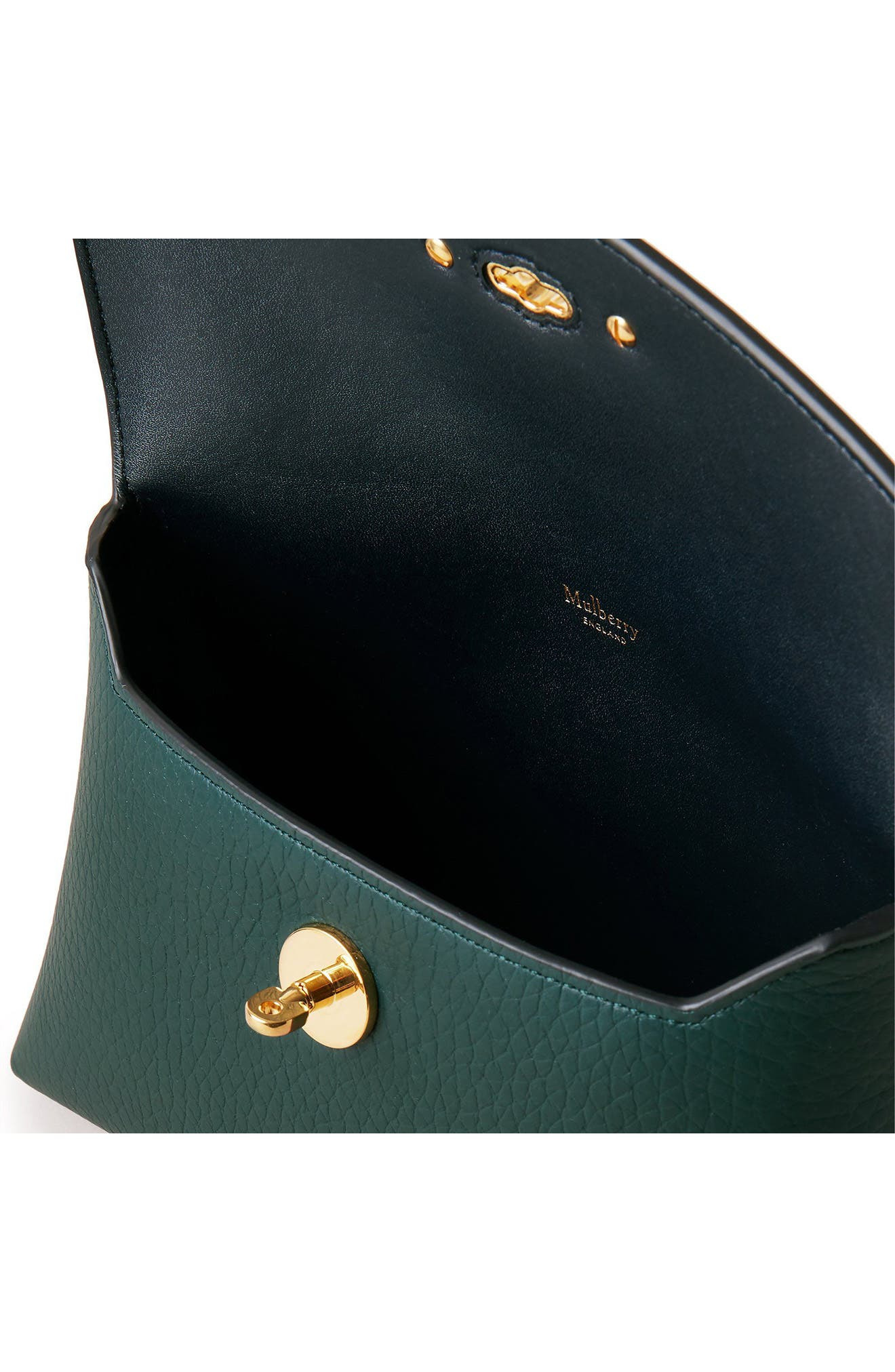Darley Leather Cosmetics Pouch in  Green - 3
