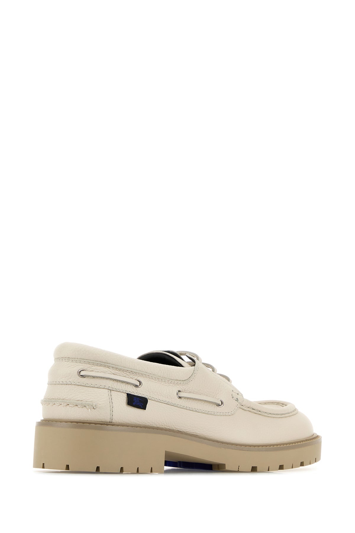 Beige leather Raft loafers - 3