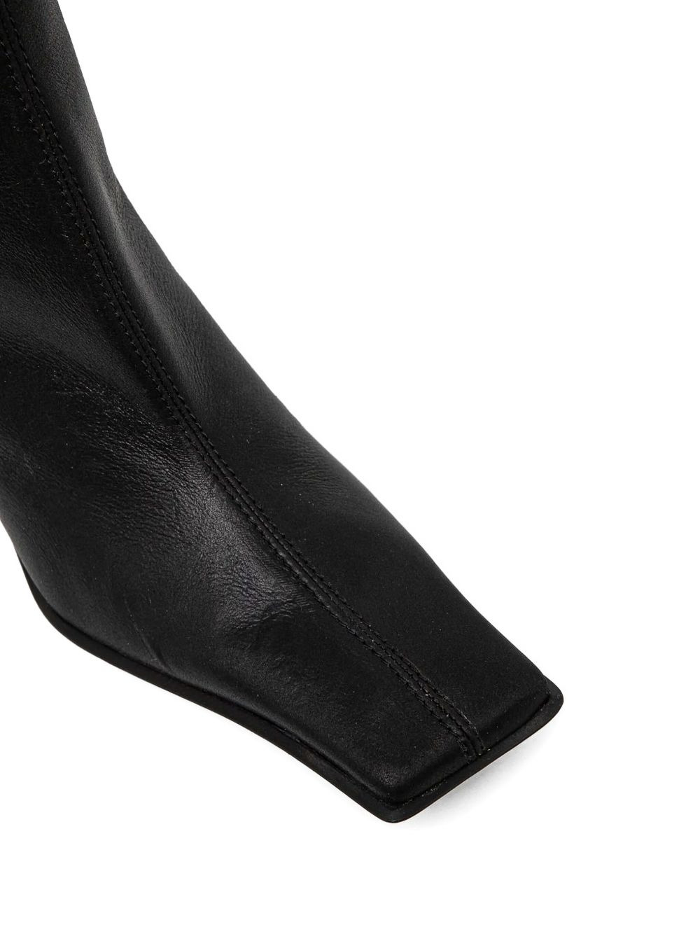 70mm Pearl square-toe sculpted-heel boots - 3