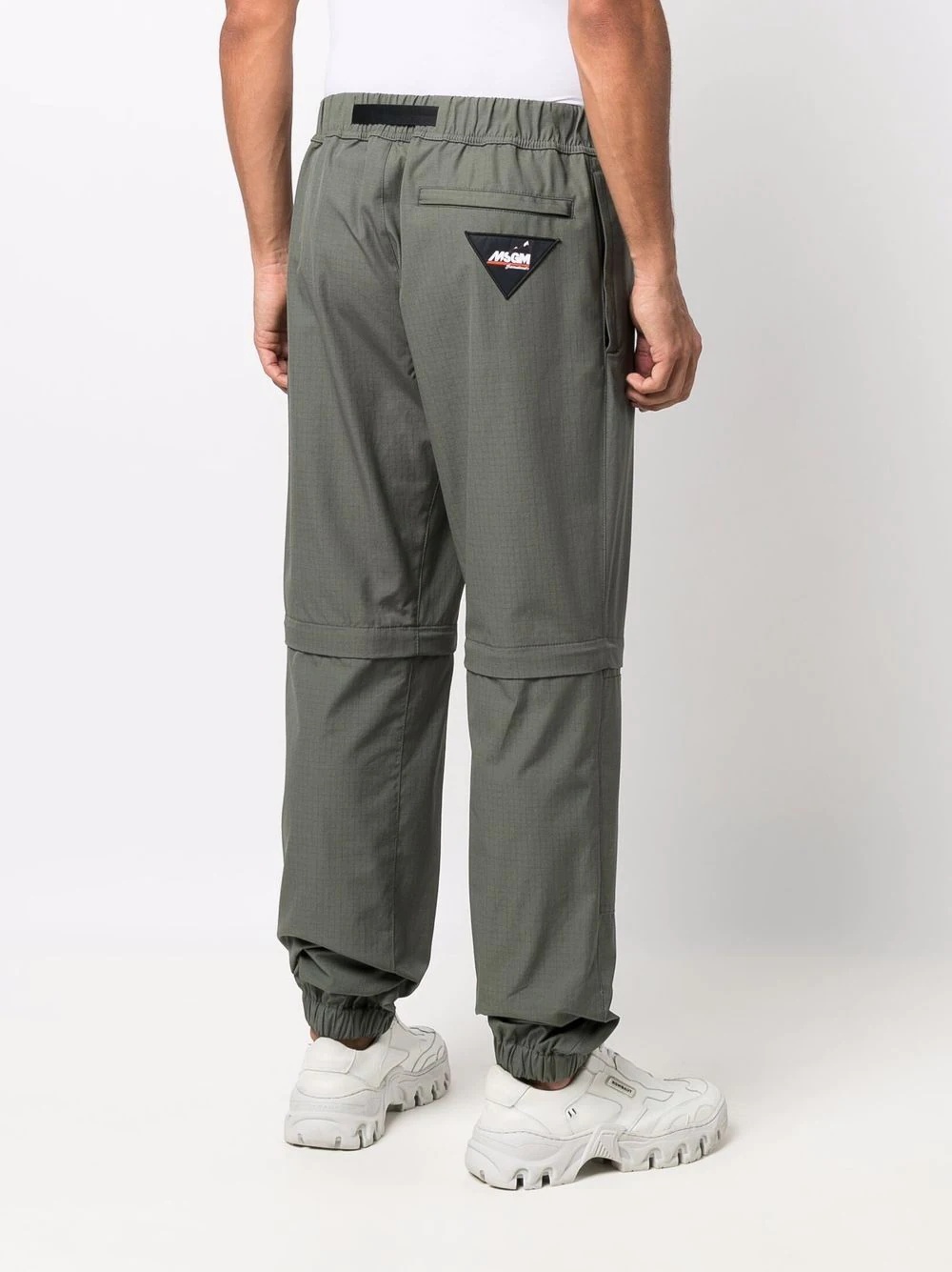 straight-leg cargo trousers - 4