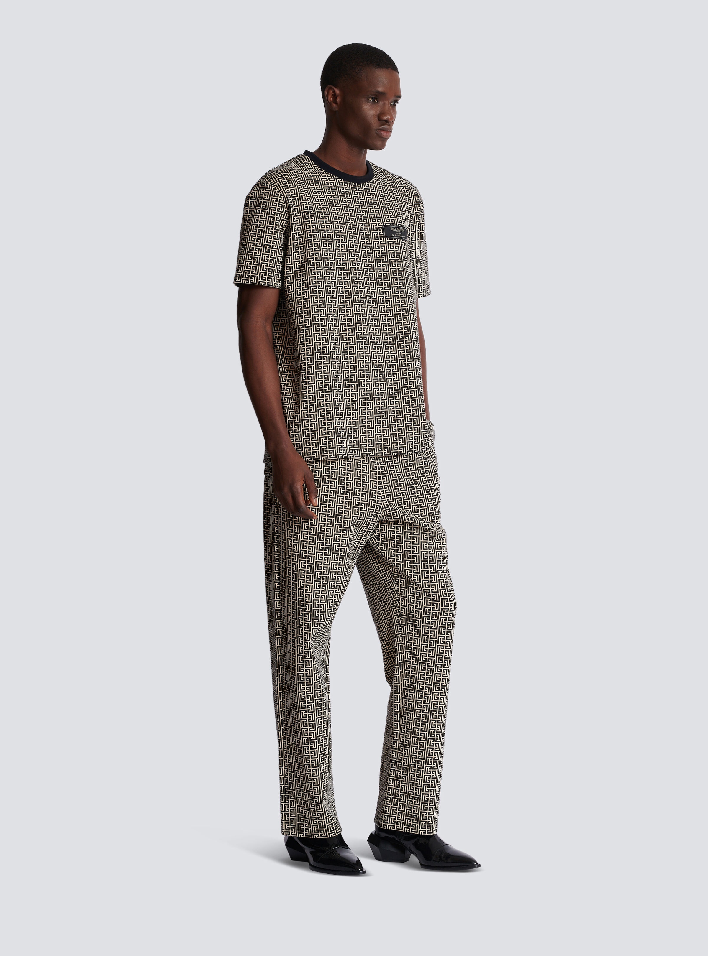 PB Labyrinth jacquard T-shirt - 3