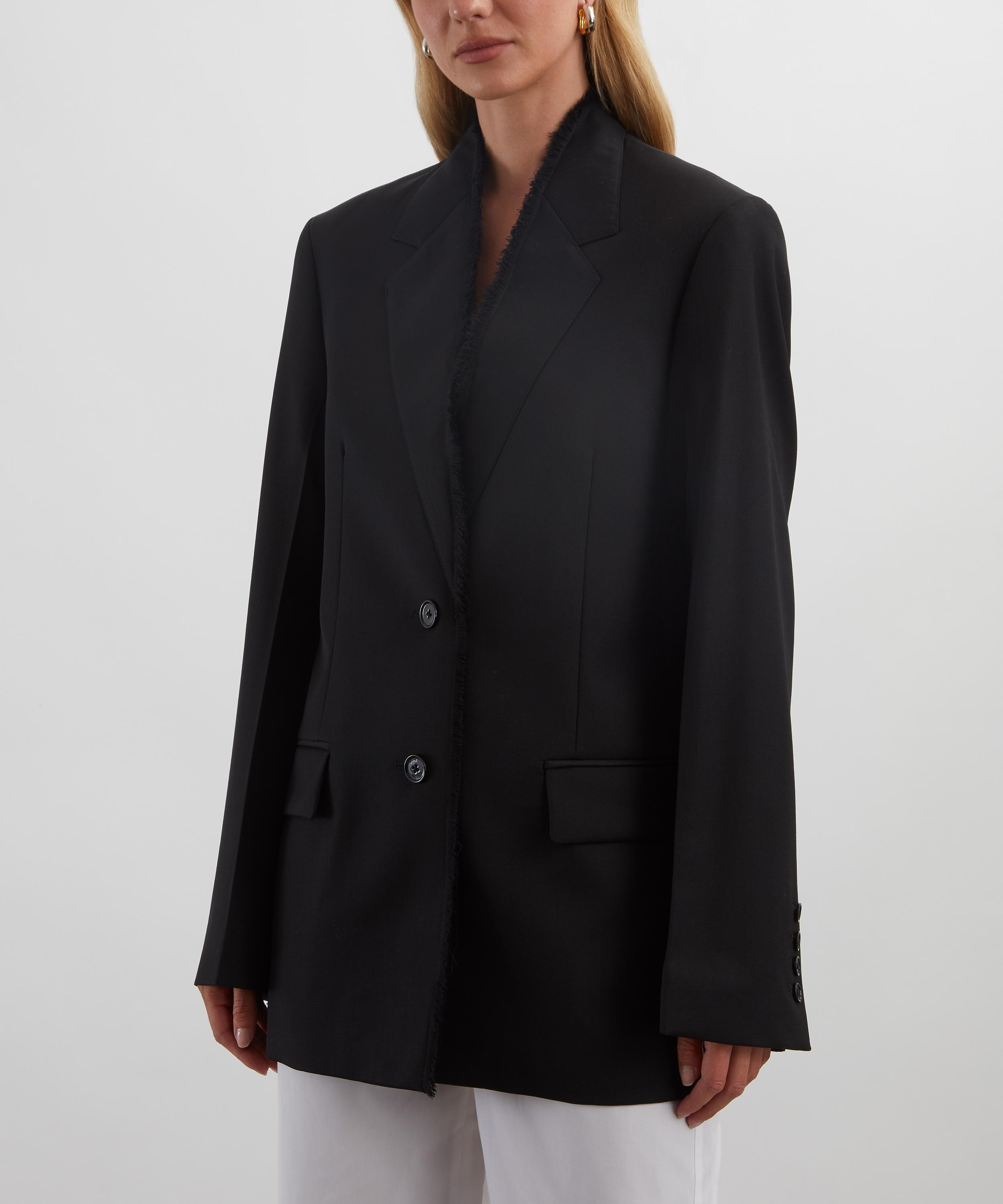 Raw Lapel Jacket - 3