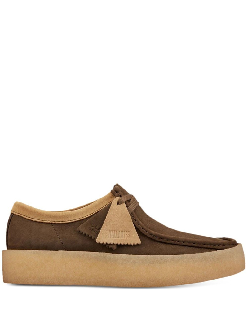 Clarks Originals Wallabee Cup "DARK GREEN NUBUCK" sneakers outlook