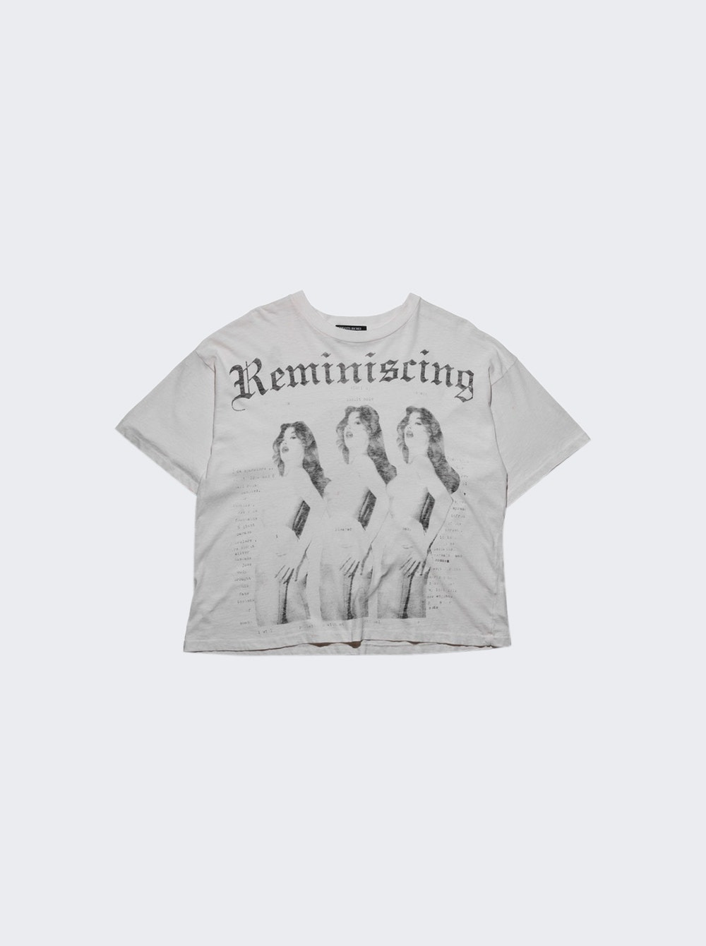 Reminiscing Tee Faded White - 1