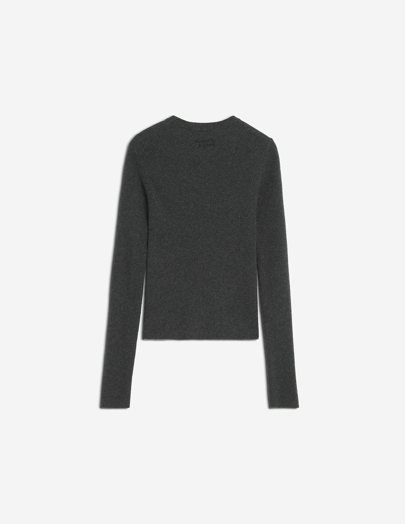 FINE RIB CASHMERE FITTED JUMPER 7