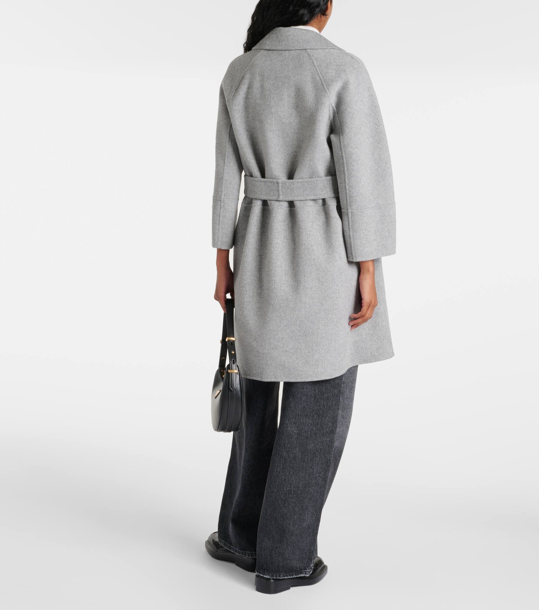 Wool wrap coat - 3