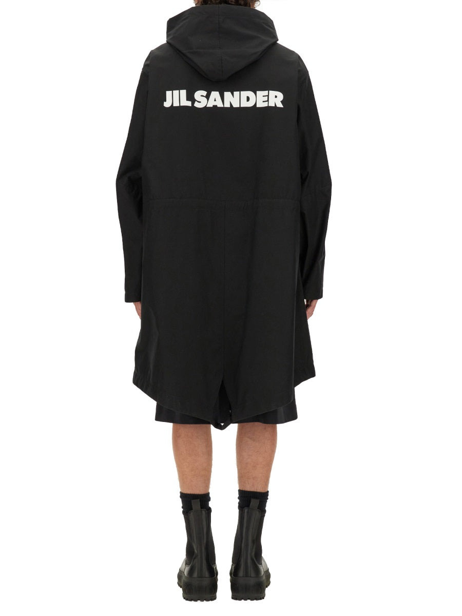 Jil Sander Men Parka With Logo - 3
