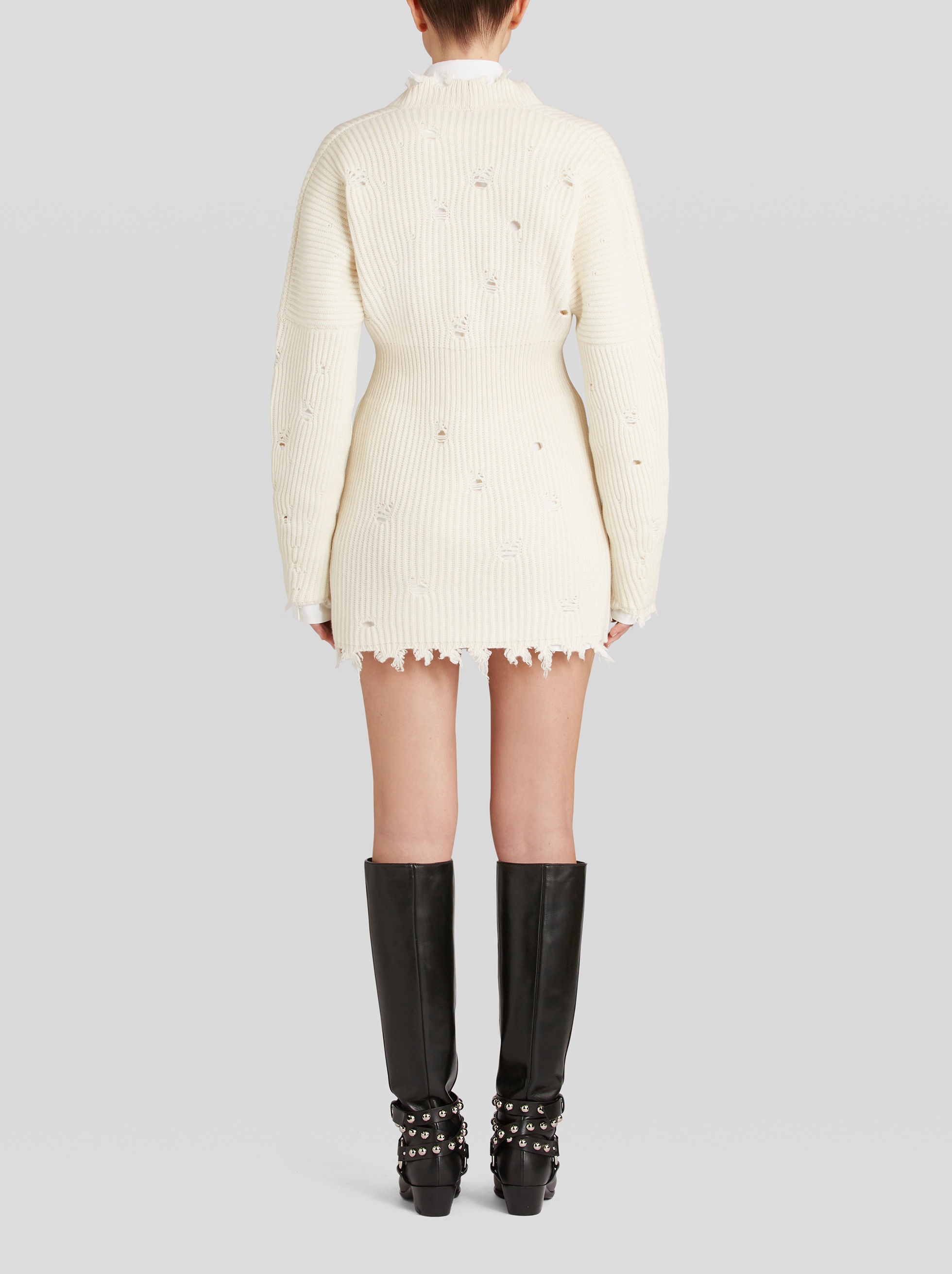 WOOL AND CASHMERE CARDIGAN - 4