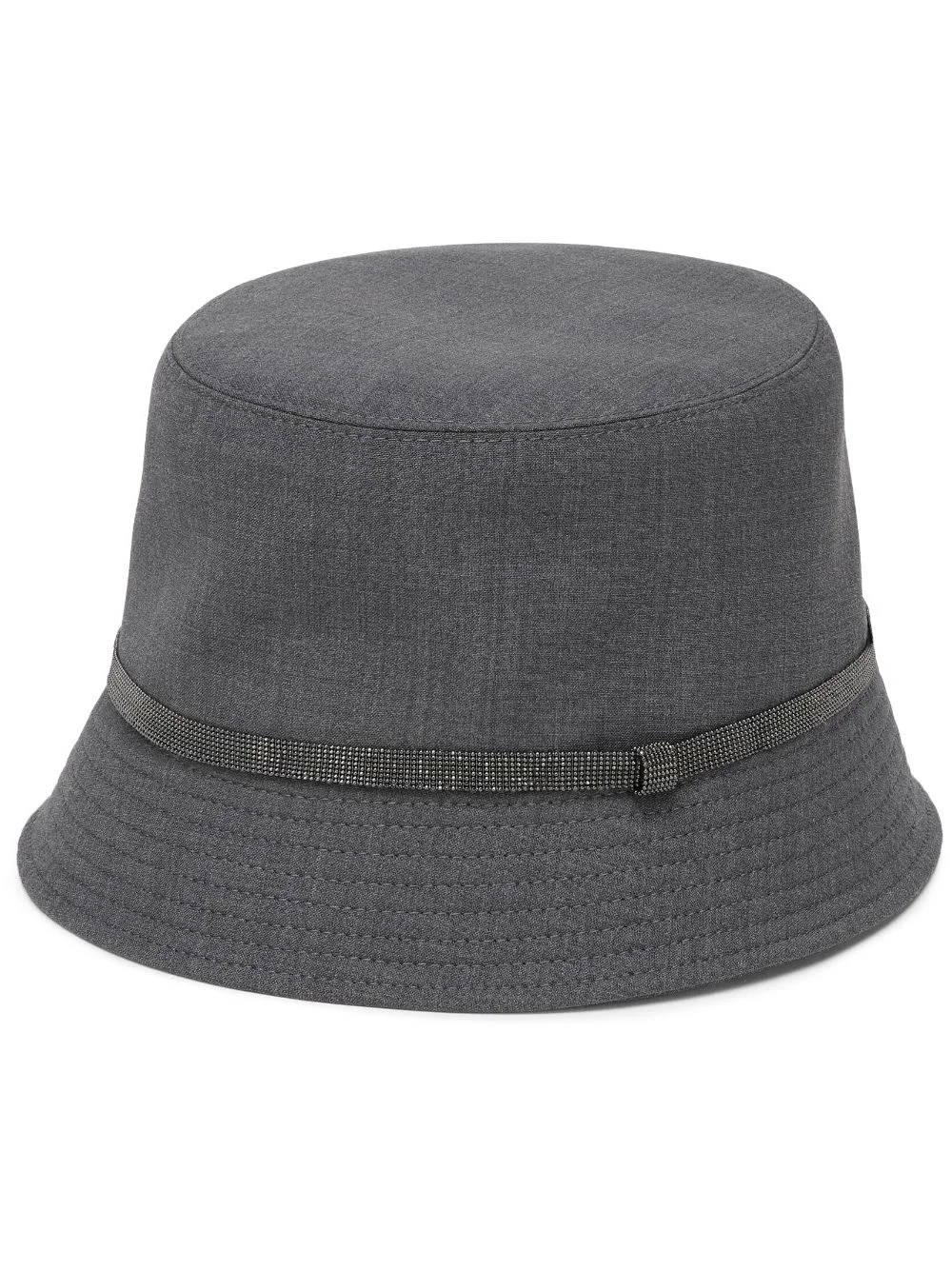monili chain detail bucket hat - 1