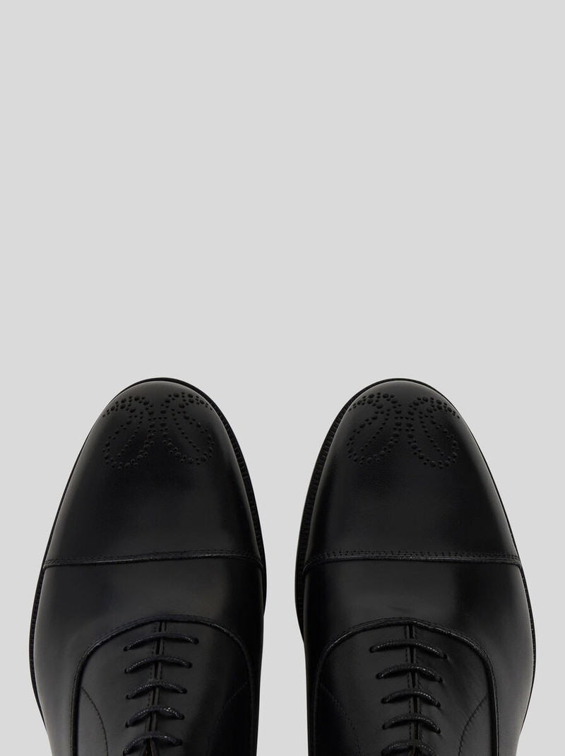 Etro LEATHER OXFORD SHOES WITH PAISLEY DETAILS outlook