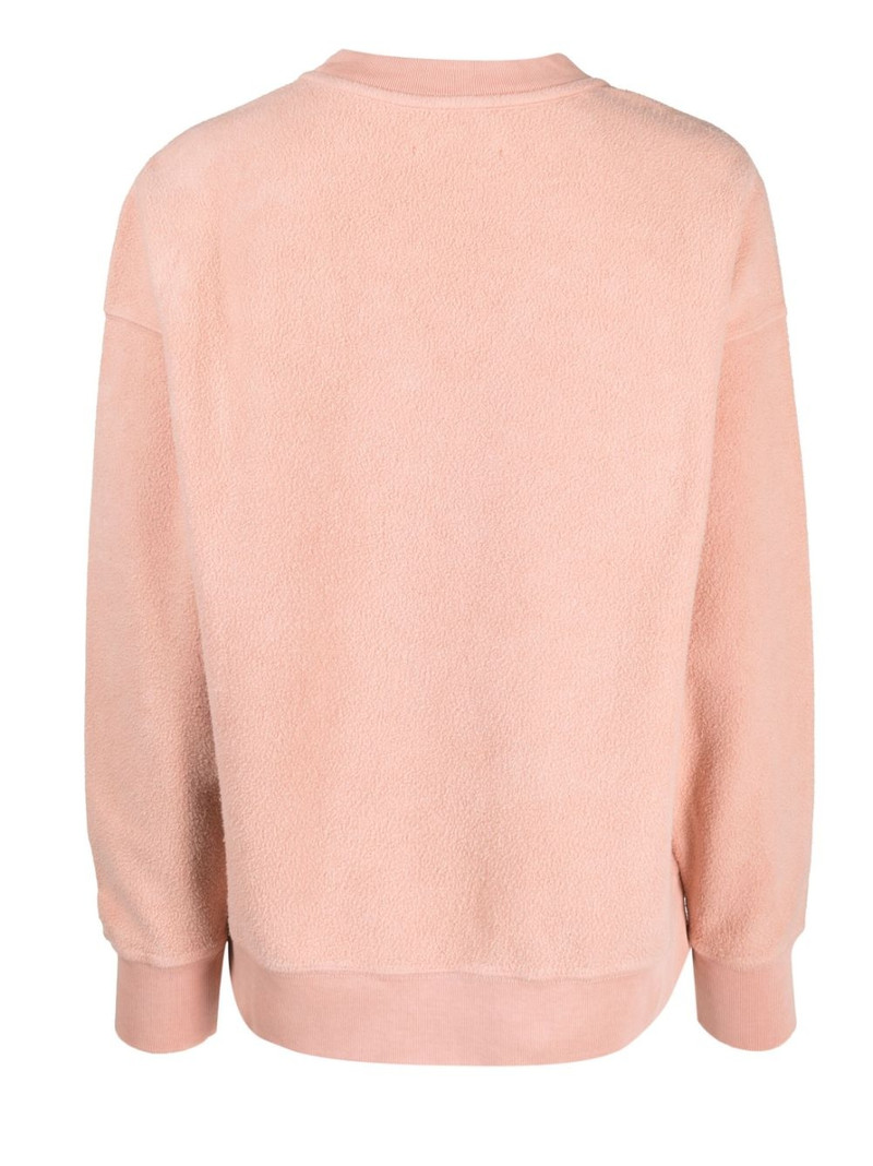 AUTRY logo-print crew-neck sweatshirt outlook