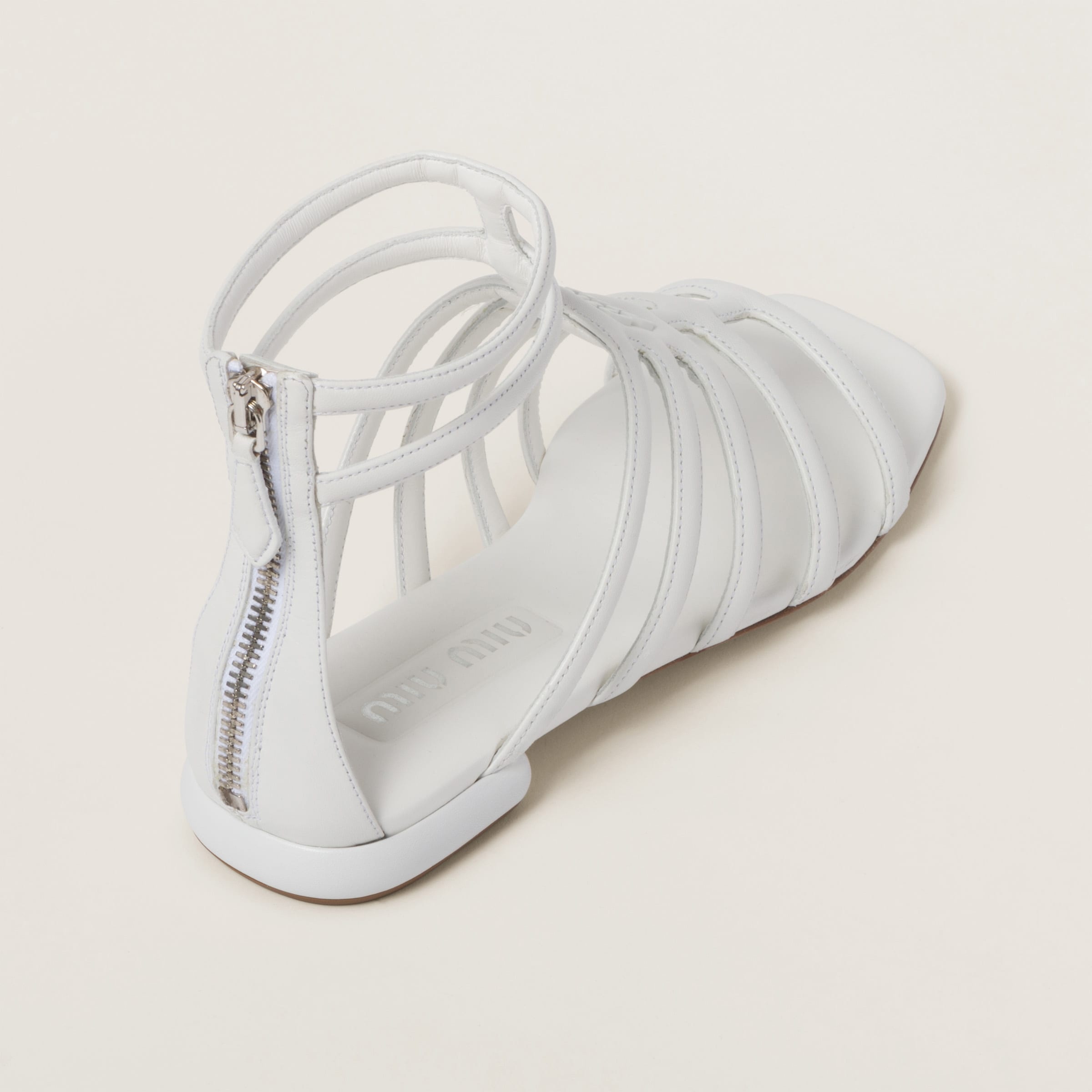 Padded leather sandals - 2