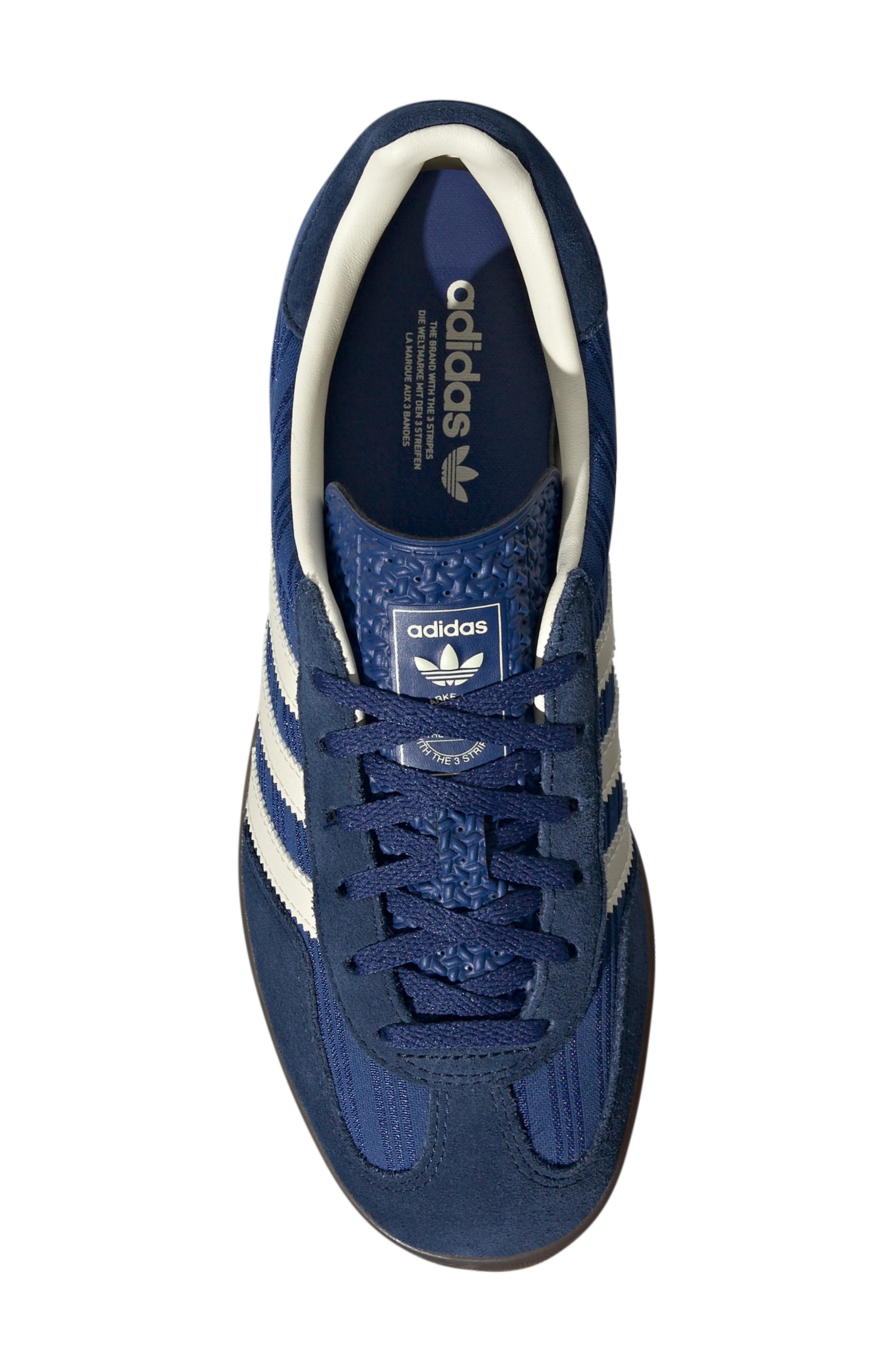 adidas Gazelle Indoor Sneaker in Blue/indigo/Cream White at Nordstrom - 4