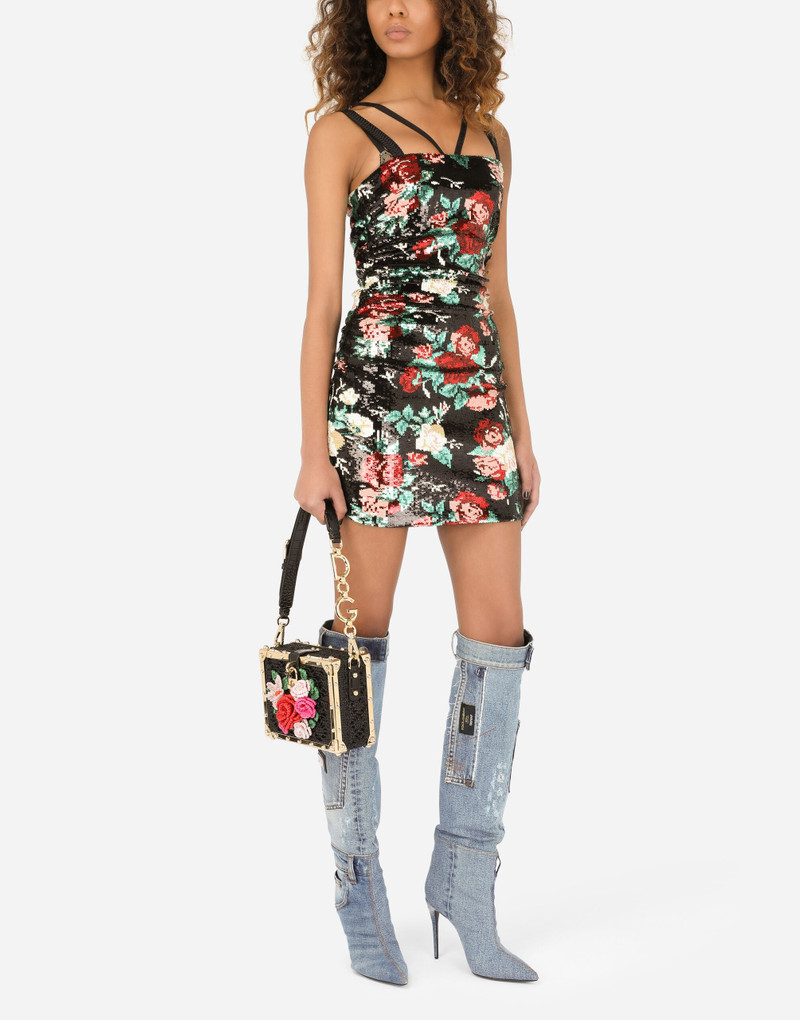 Dolce & Gabbana Raffia crochet Dolce Box bag outlook