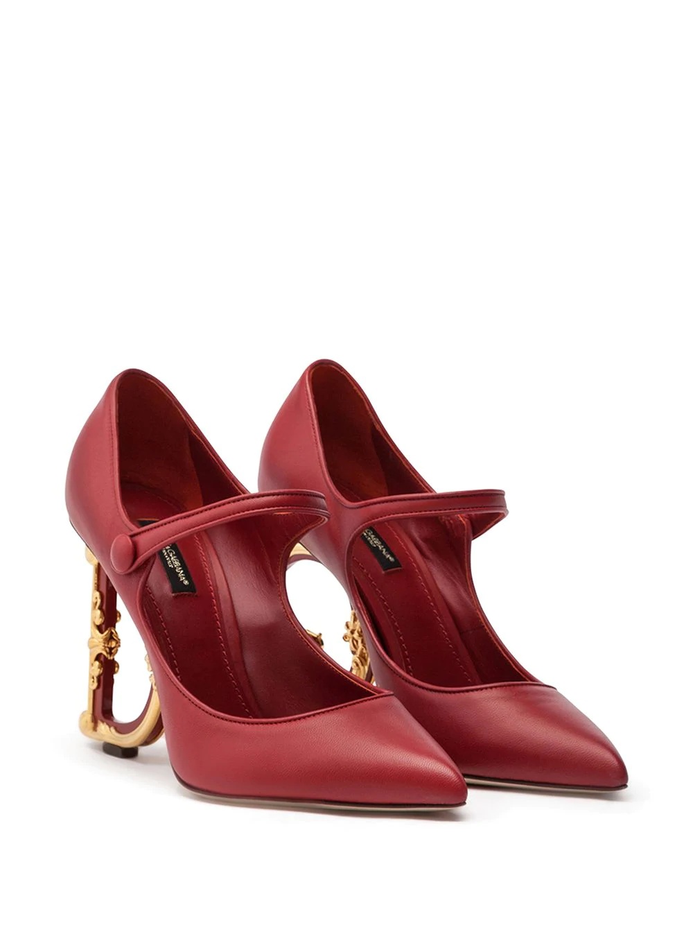 Mary Jane baroque heel pumps - 2