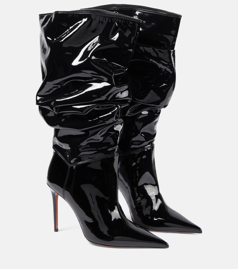 Jahleel 95 latex ankle boots - 1