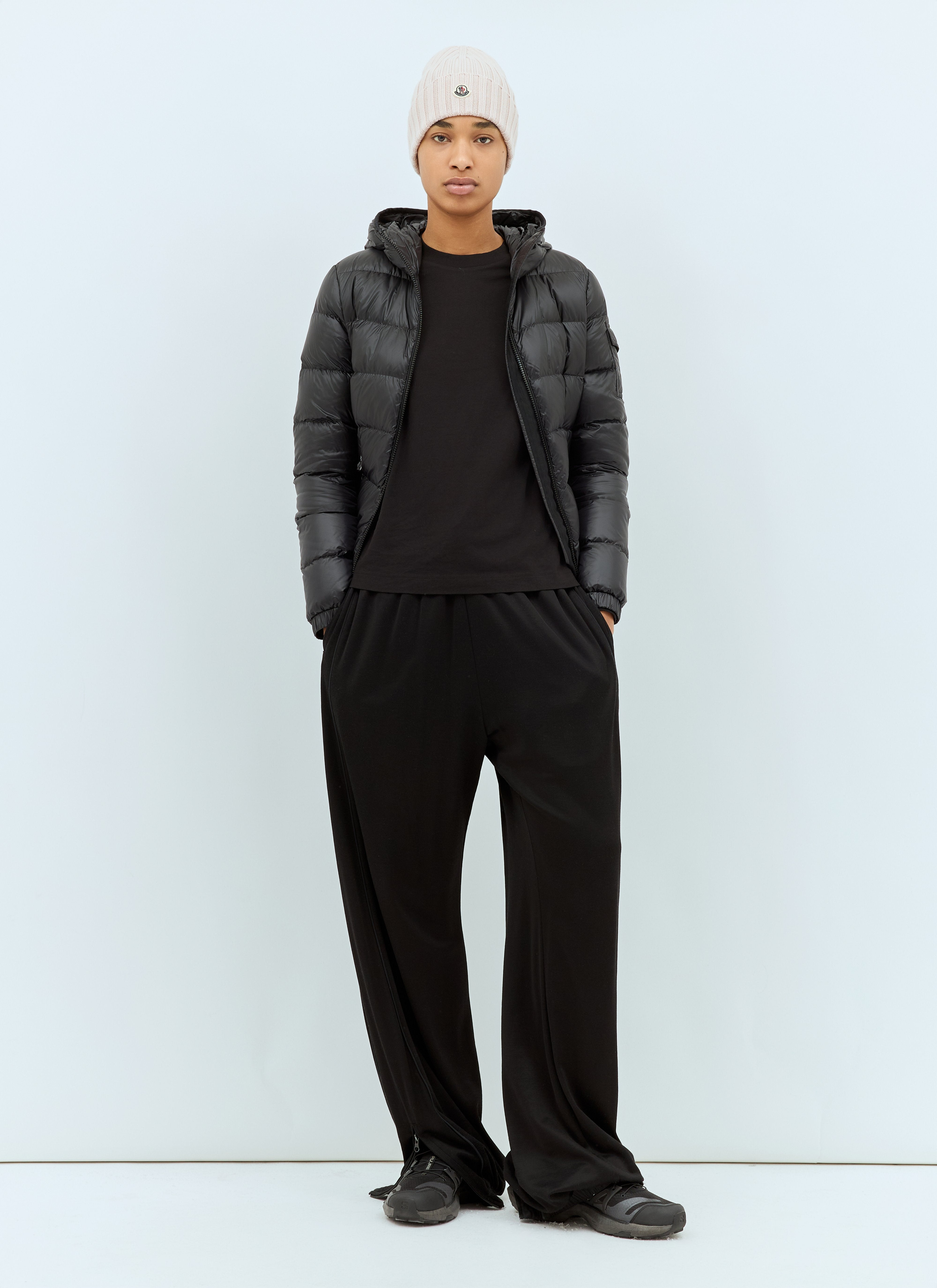 Moncler Women Gles Hooded Short Down Jacket - 2