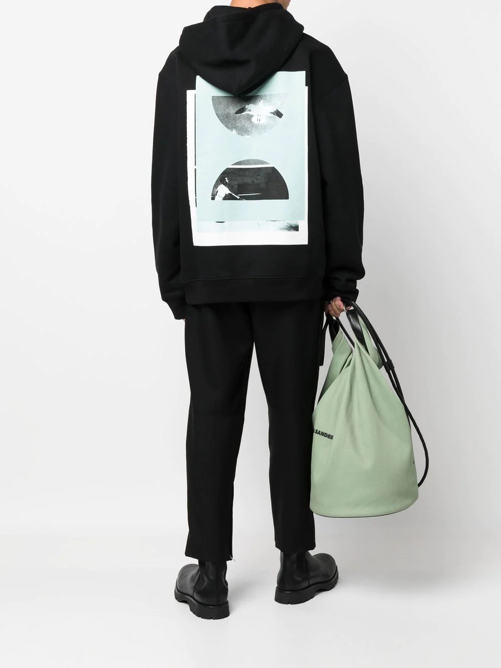 logo-print hoodie - 2
