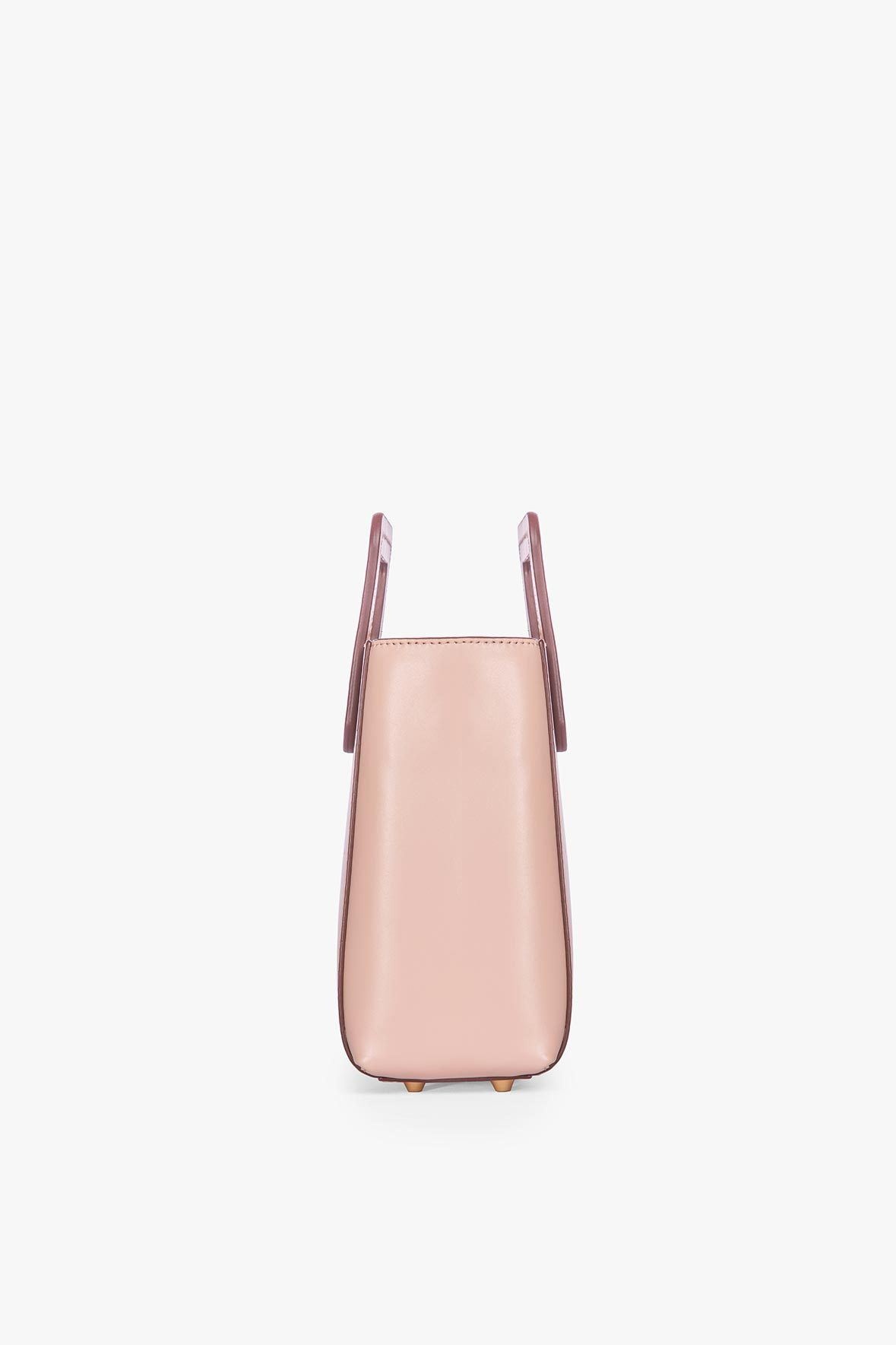 STAUD MINI SHIRLEY LEATHER BAG | BLUSH - 8