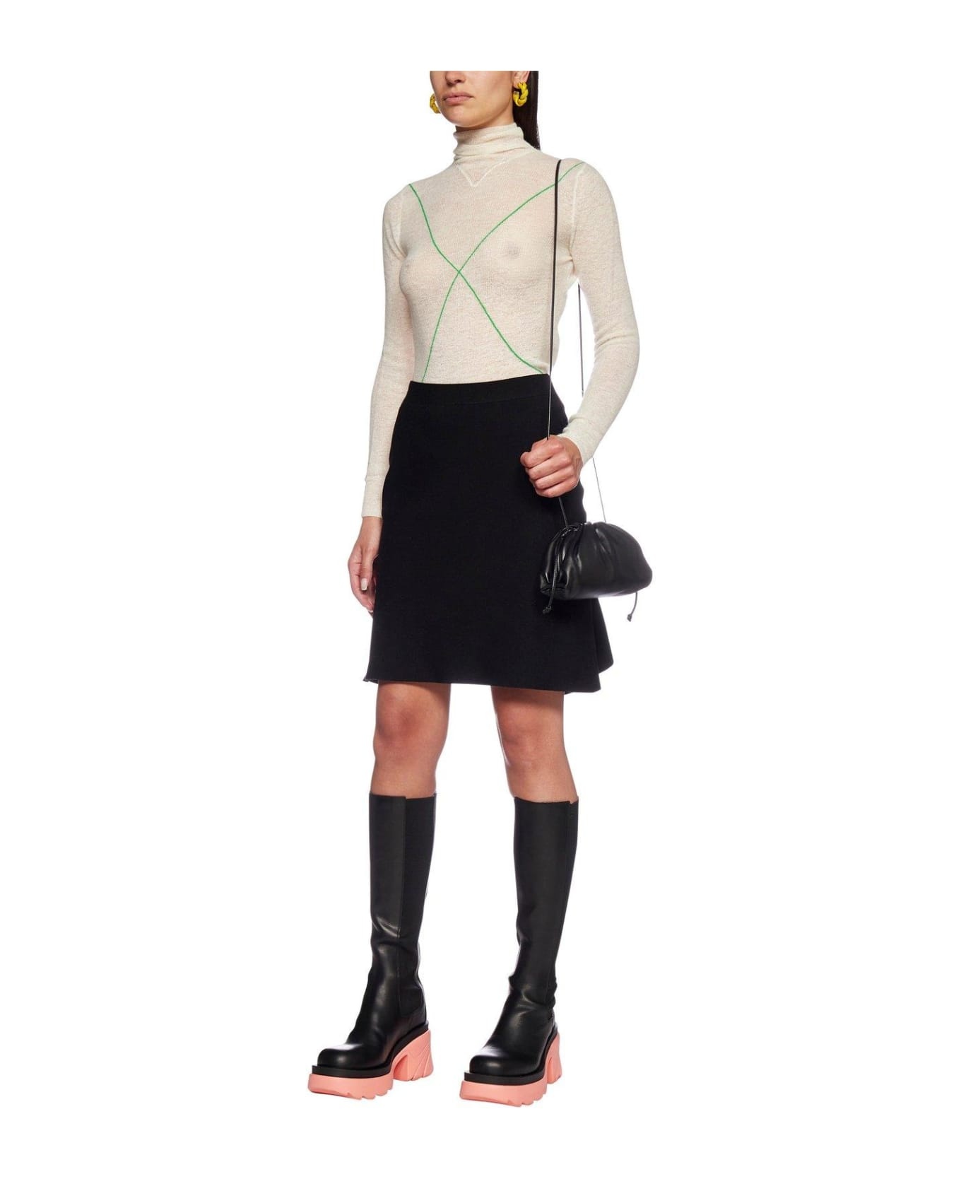 A-line Ruffled Skirt - 3