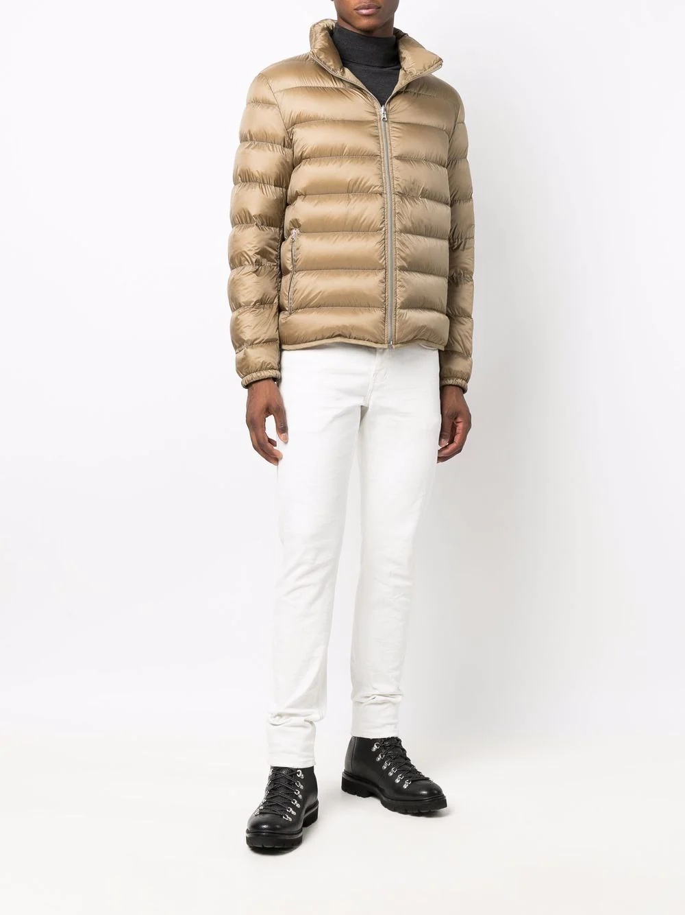 patch-detail puffer jacket - 6