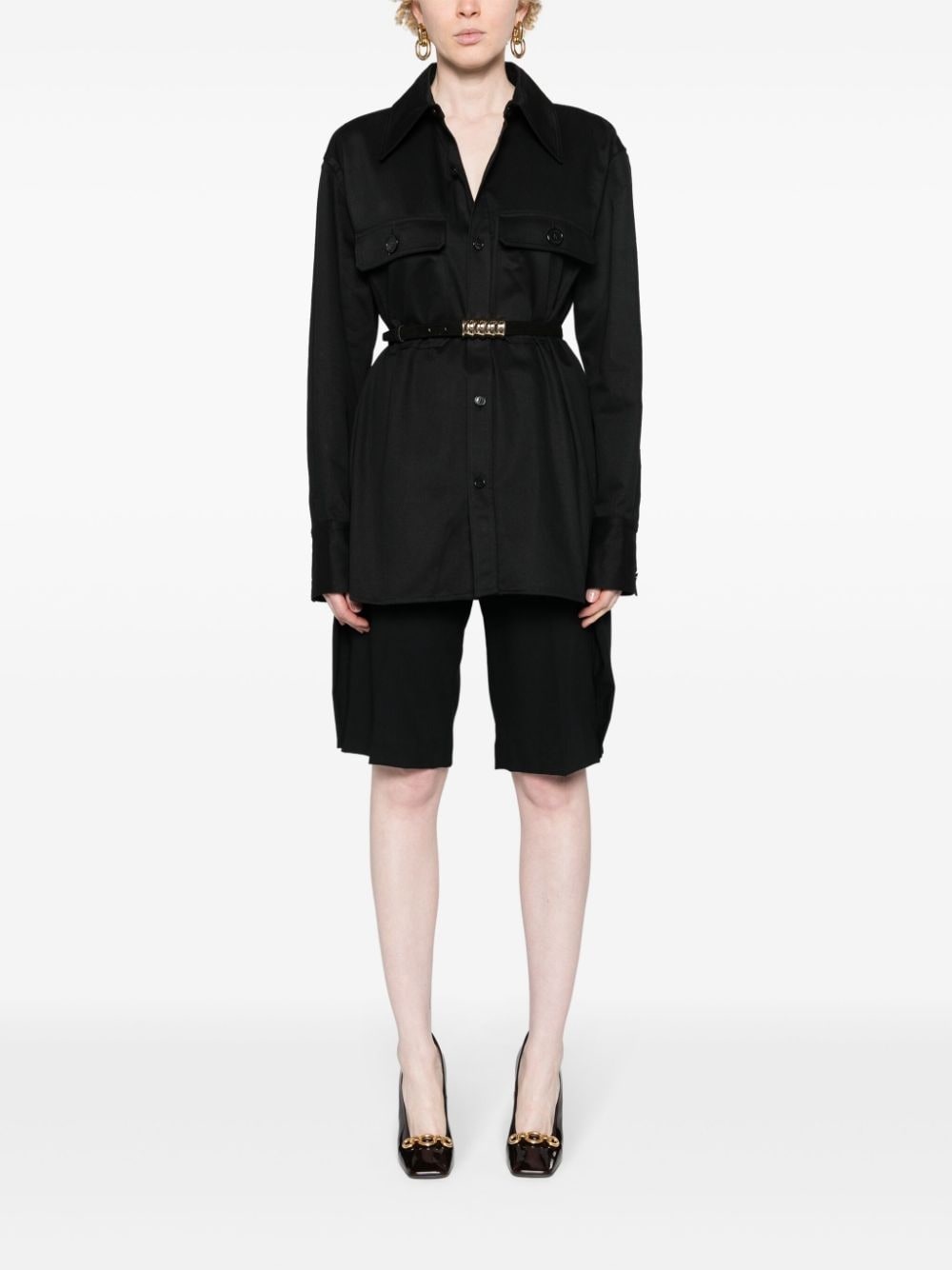 Saharienne twill cotton shirt - 2
