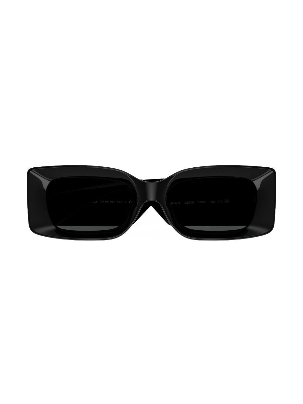 Medusa-plaque rectangular-frame sunglasses - 5