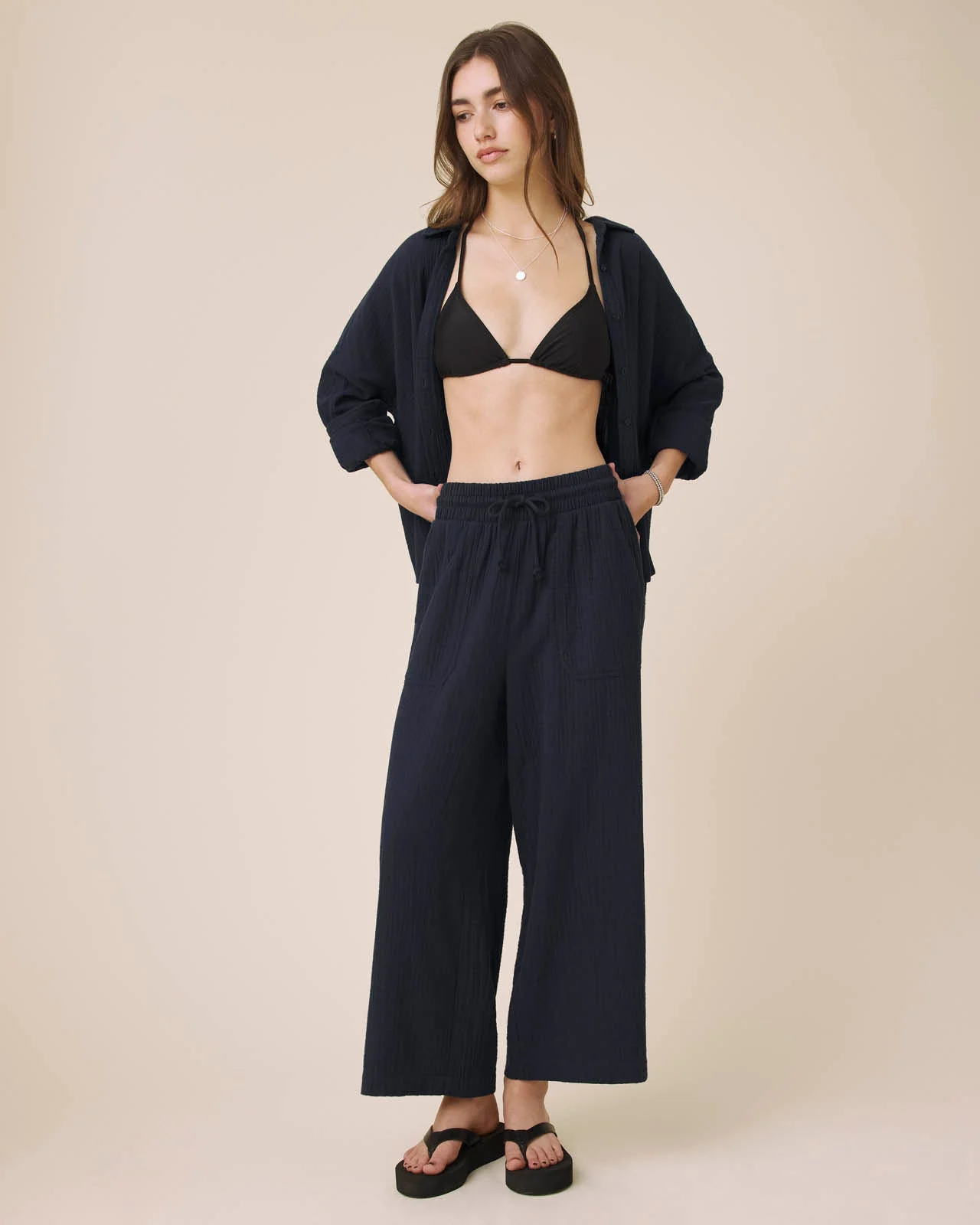 Ava Gauze Pant - 1