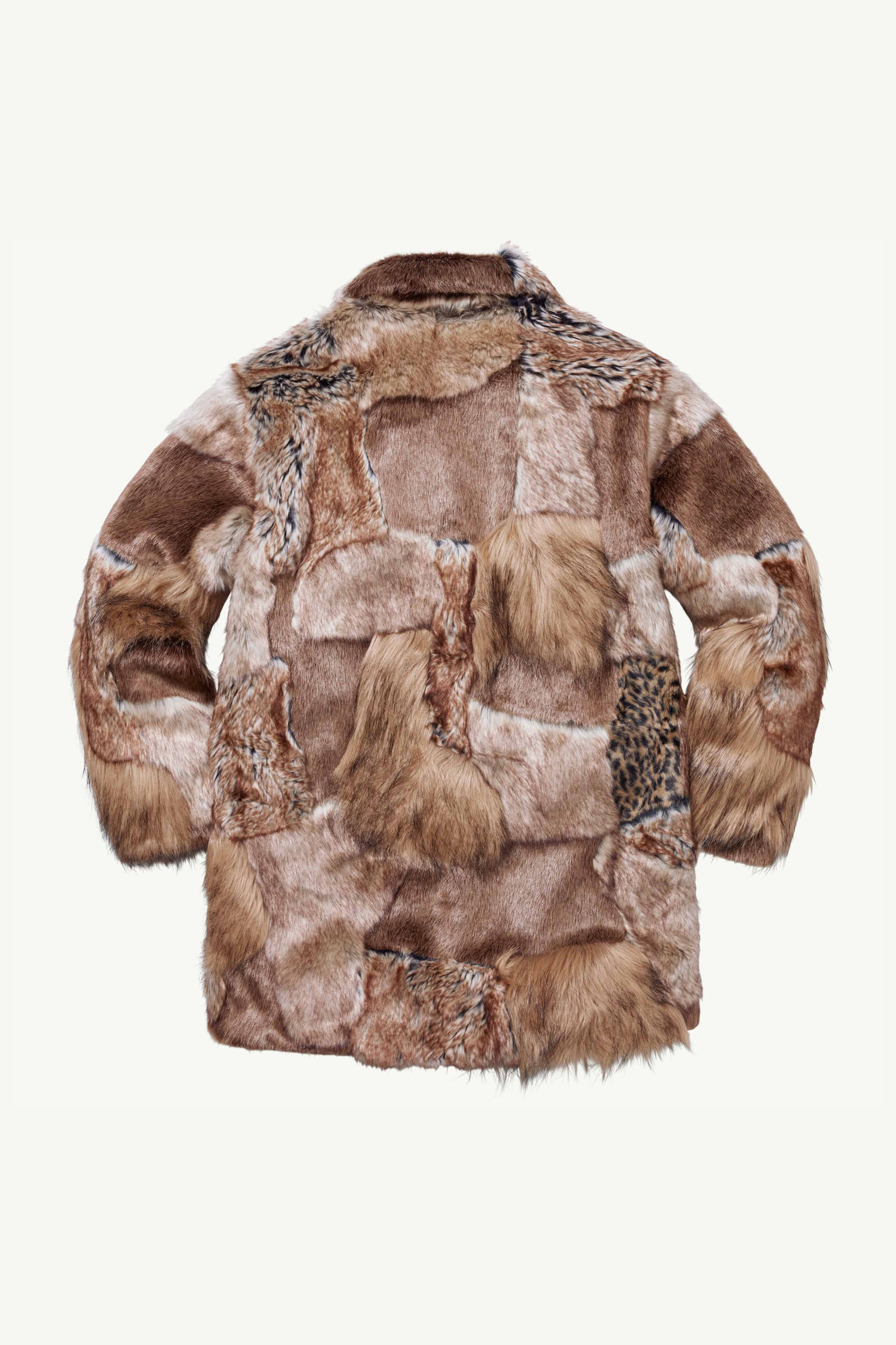 Supreme®/ MM6 Patchwork Faux Fur Coat - 2