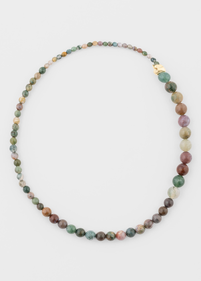 Paul Smith Fancy Jasper Beaded Necklace by Completedworks outlook